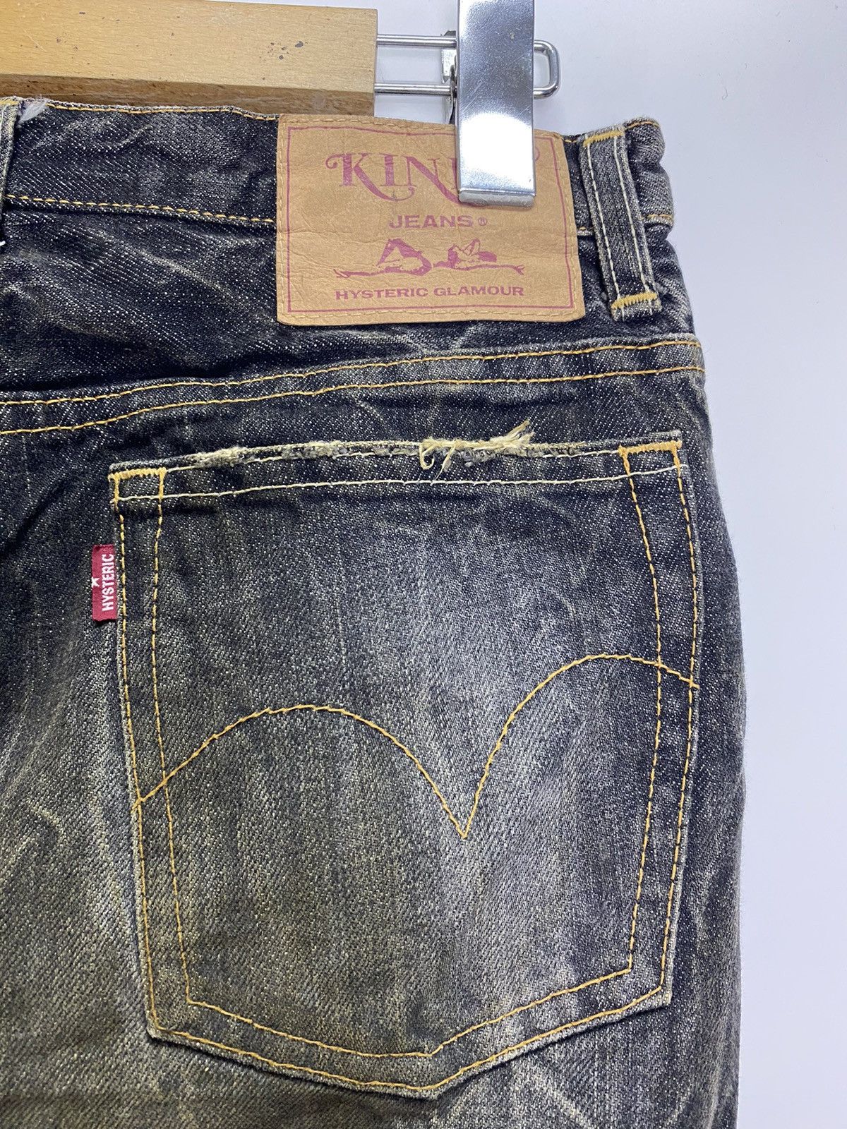 Hysteric Glamour Vintage Hysteric Glamour mini skirt distress denim Size 28" / US 6 / IT 42 - 10 Thumbnail
