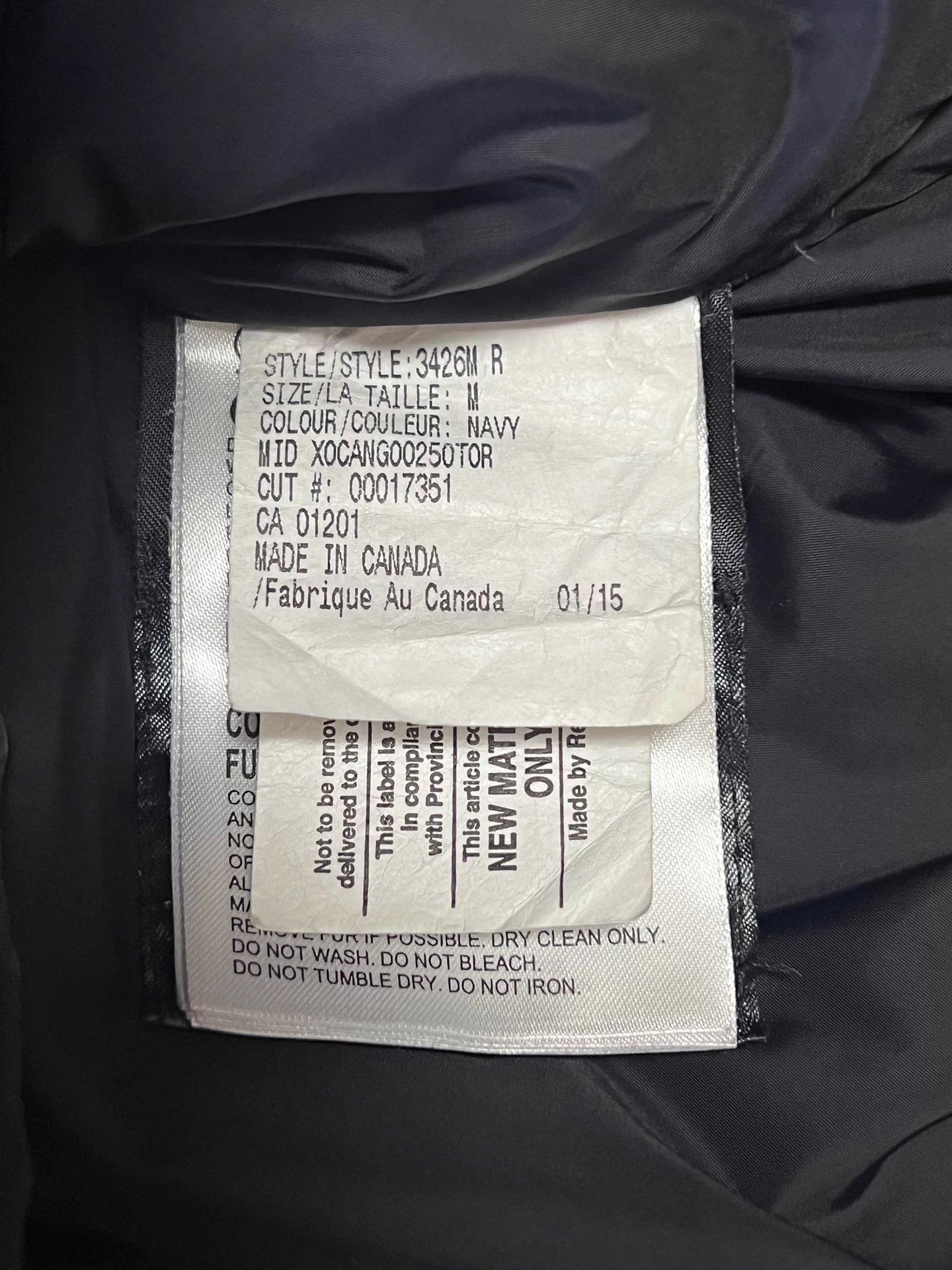 Canada Goose Canada Goose Chateau M navy down jacket hooded mid Size US M / EU 48-50 / 2 - 7 Thumbnail