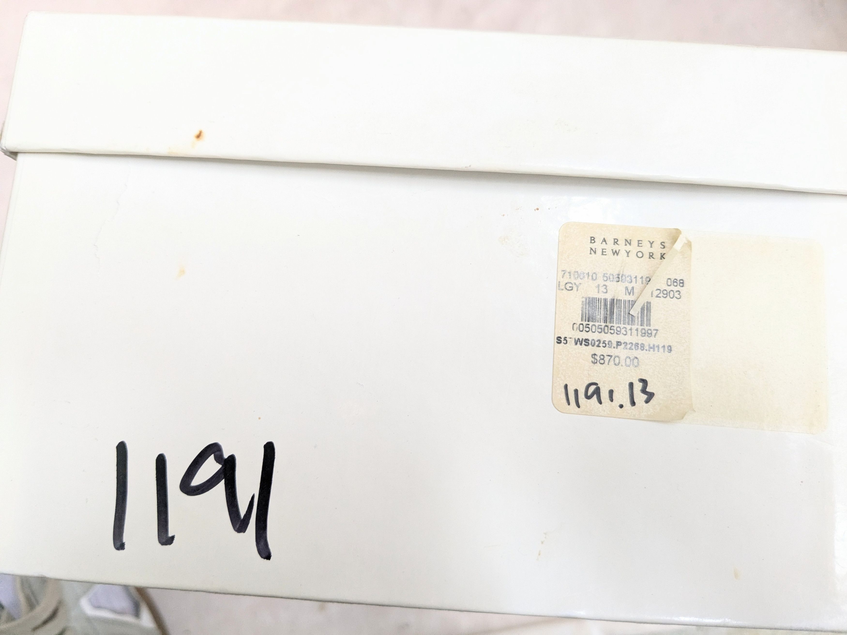 Maison Margiela Maison Margiela GAT Replica White Gray Sock 13 46 Size US 13 / EU 46 - 18 Thumbnail