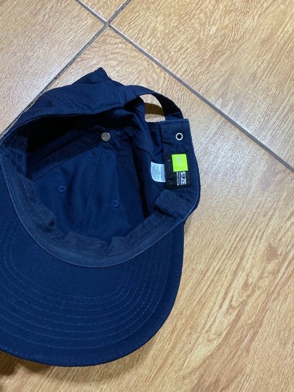 Nike Y2K Streetwear Blue Cap VINTAGE Logo Metal NIKE Size ONE SIZE - 7 Thumbnail