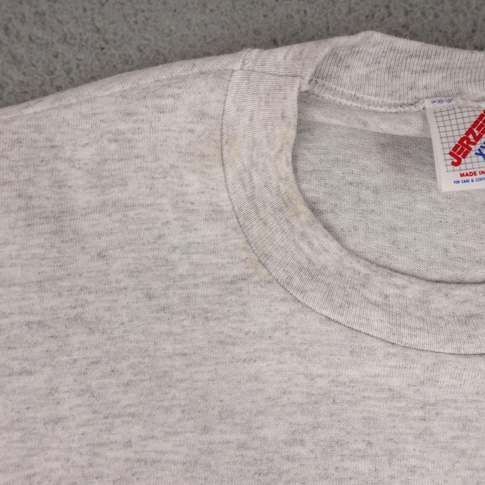 Jerzees VINTAGE Nike Shirt Mens 3XL Gray Greater Peace Baptist Church Dove JERZEES 90s Size US XXL / EU 58 / 5 - 6 Thumbnail
