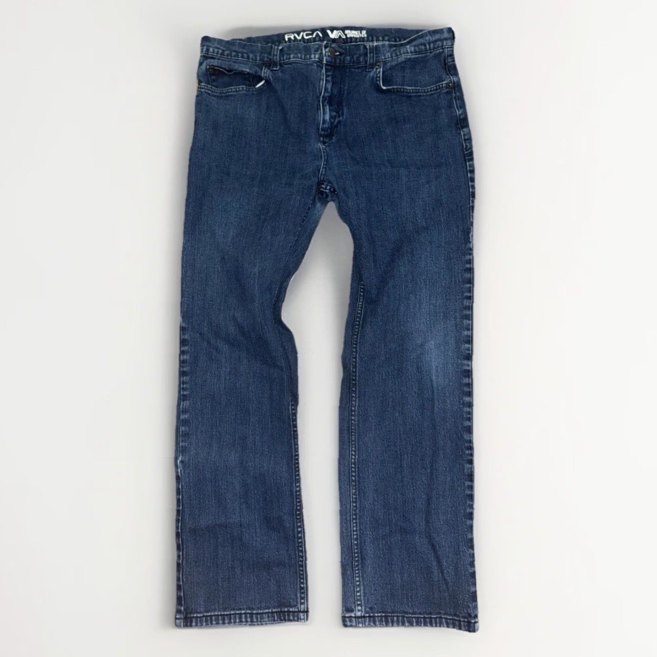 RVCA RVCA Jeans Men’s 36x30 Slim Straight Blue Denim Casual Skate Styleg Size US 36 / EU 52 - 3 Thumbnail