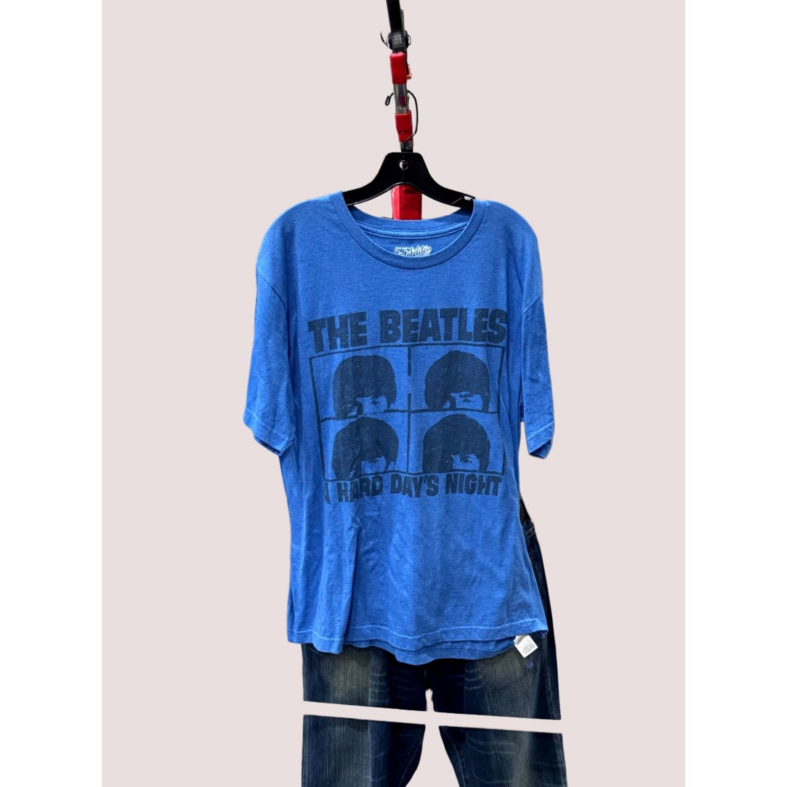 Old Navy The Beatles TEE T SHIRT XL Mens Long Sleeve Multicolor Collection