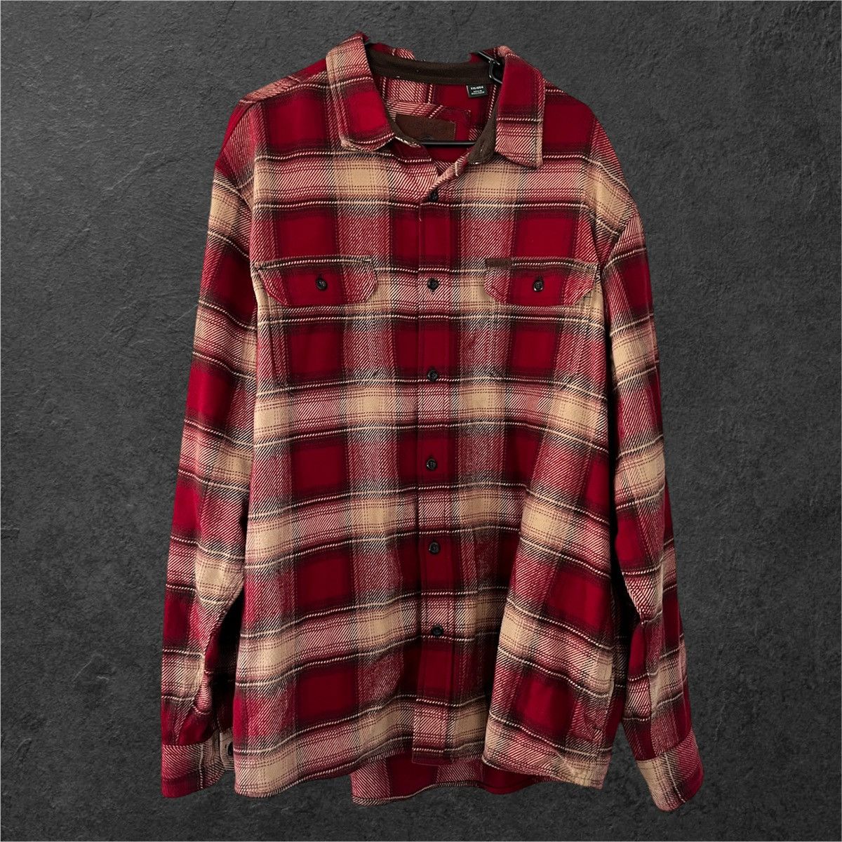 Orvis Orvis red plaid flannel shirt jacket Size US XXL / EU 58 / 5 - 1 Thumbnail