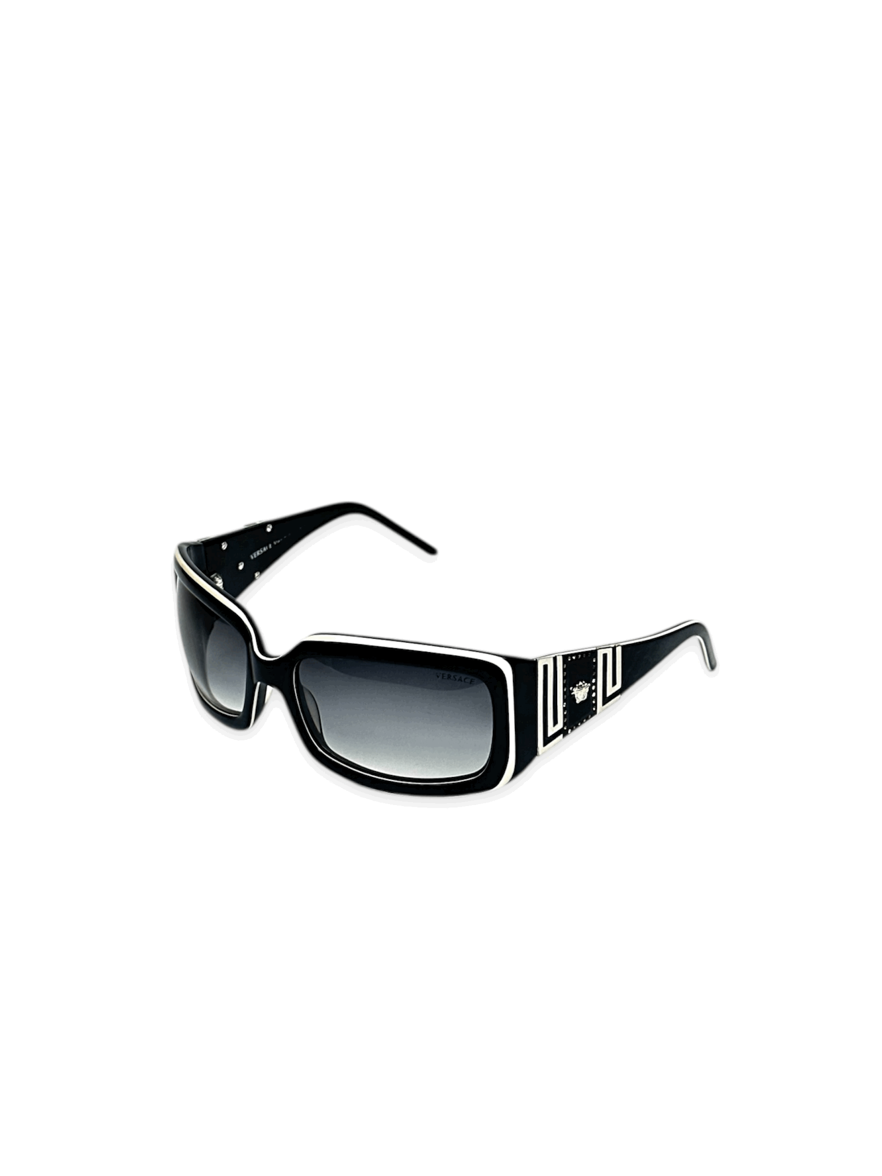 Versace Versace Barocco Rhinestones Swarovski Vintage Sunglasses Size ONE SIZE - 1 Thumbnail