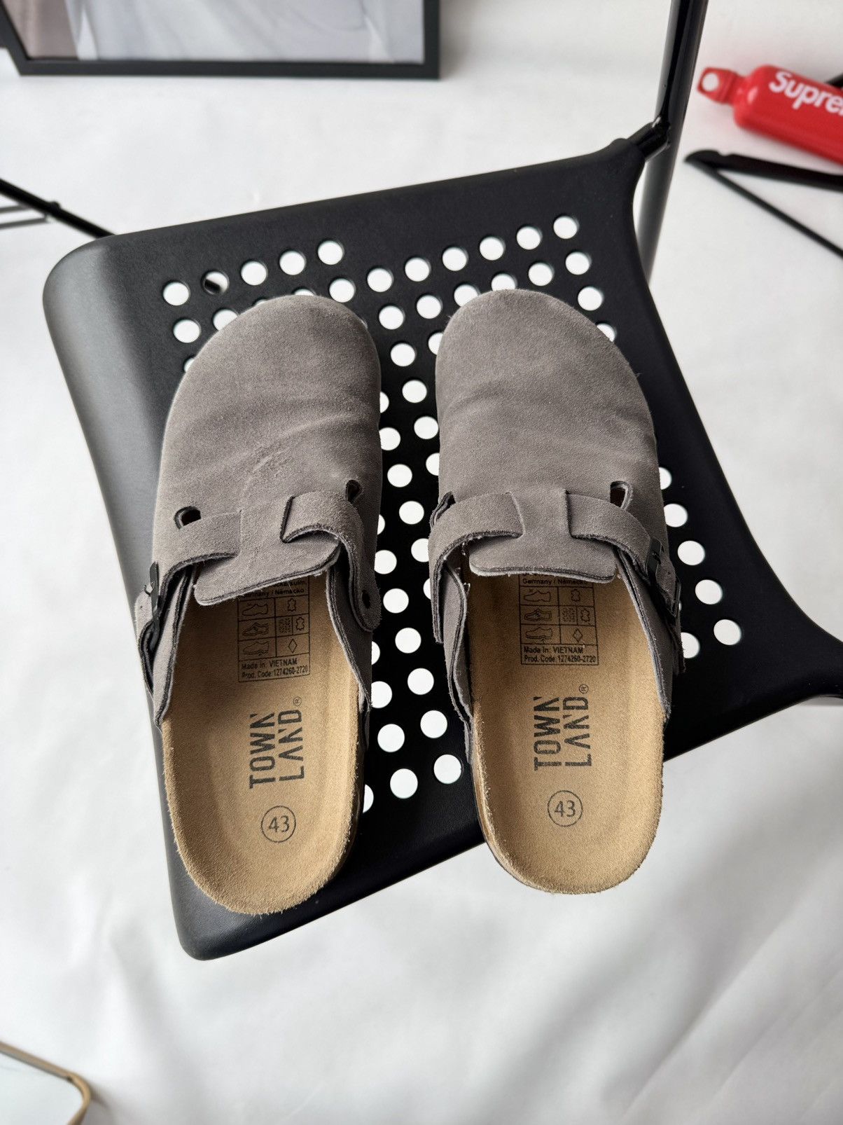 Japanese Brand BIRKENSTOCK Style BOSTON SUEDE VELVET GREY US 9,5 EU 43 Size US 9.5 / EU 42-43 - 6 Thumbnail