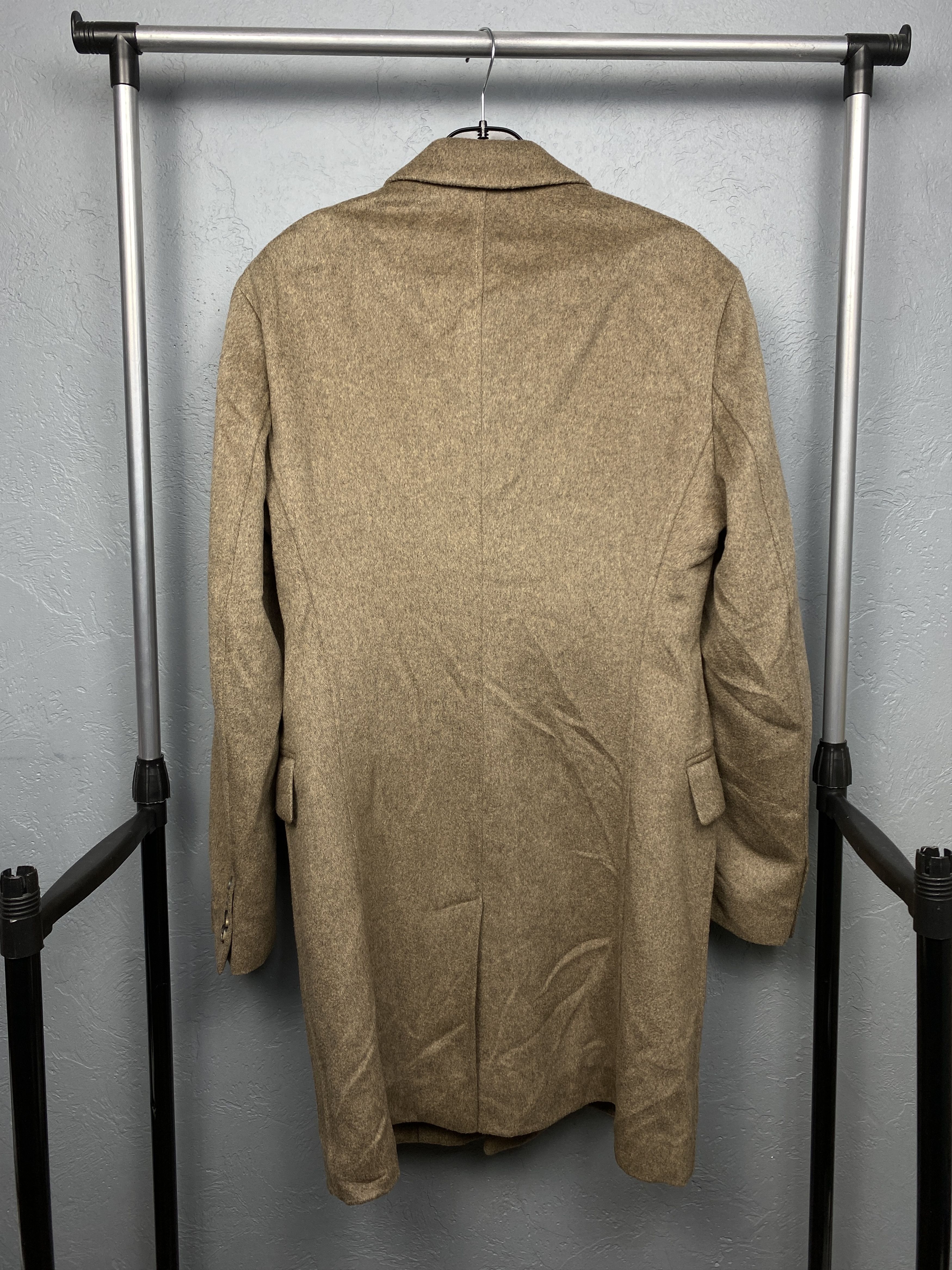 Hugo Boss Hugo Boss Vintage Mens Camel Wool Coat Jacket Size US M / EU 48-50 / 2 - 8 Thumbnail