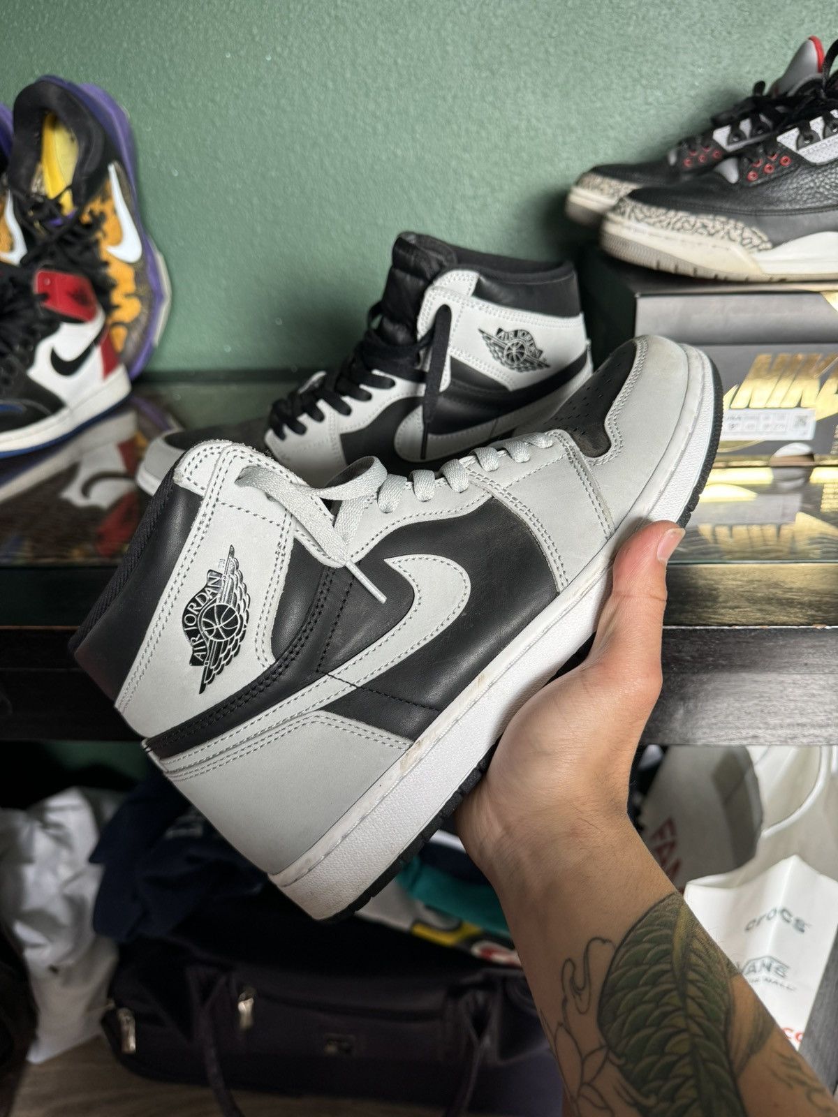 Jordan Brand × Nike Jordan 1 High ‘Shadow 2.0’ 2021 Size US 10.5 / EU 43-44 - 9 Thumbnail