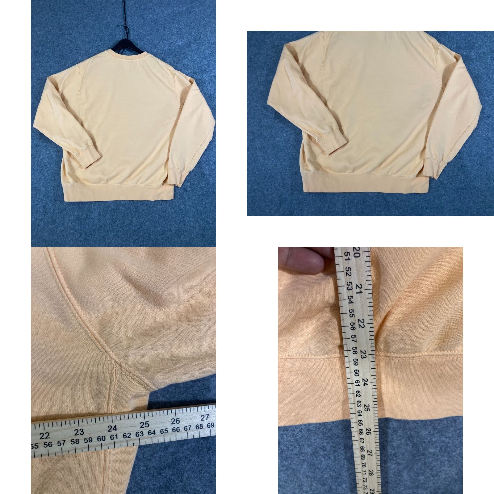 Nike Nike Sportswear Pullover Sweatshirt Mens Large Beige Fleece Long Sleeve Logo Crew Neck Size US L / EU 52-54 / 3 - 8 Thumbnail