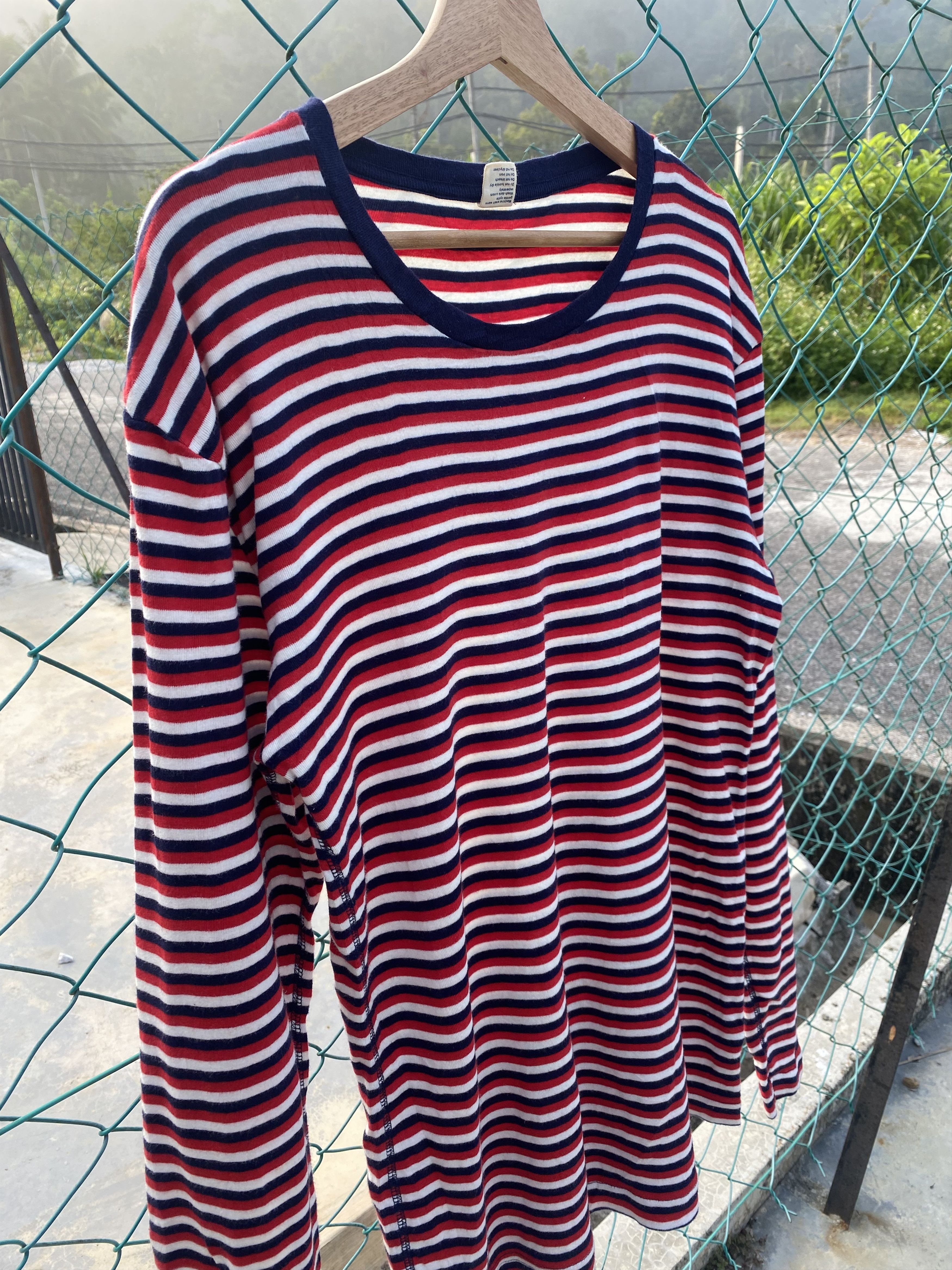 Japanese Brand PSD Healthknit Product breton striped shirts Size XL / US 12-14 / IT 48-50 - 5 Thumbnail