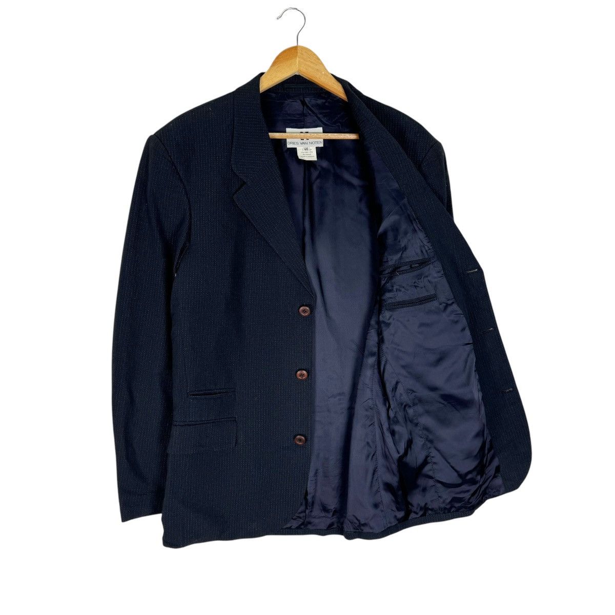 Dries Van Noten × Vintage 🔥DRIES VAN NOTEN STRIPES BUTTON BLAZER COAT JACKET Size US M / EU 48-50 / 2 - 7 Thumbnail