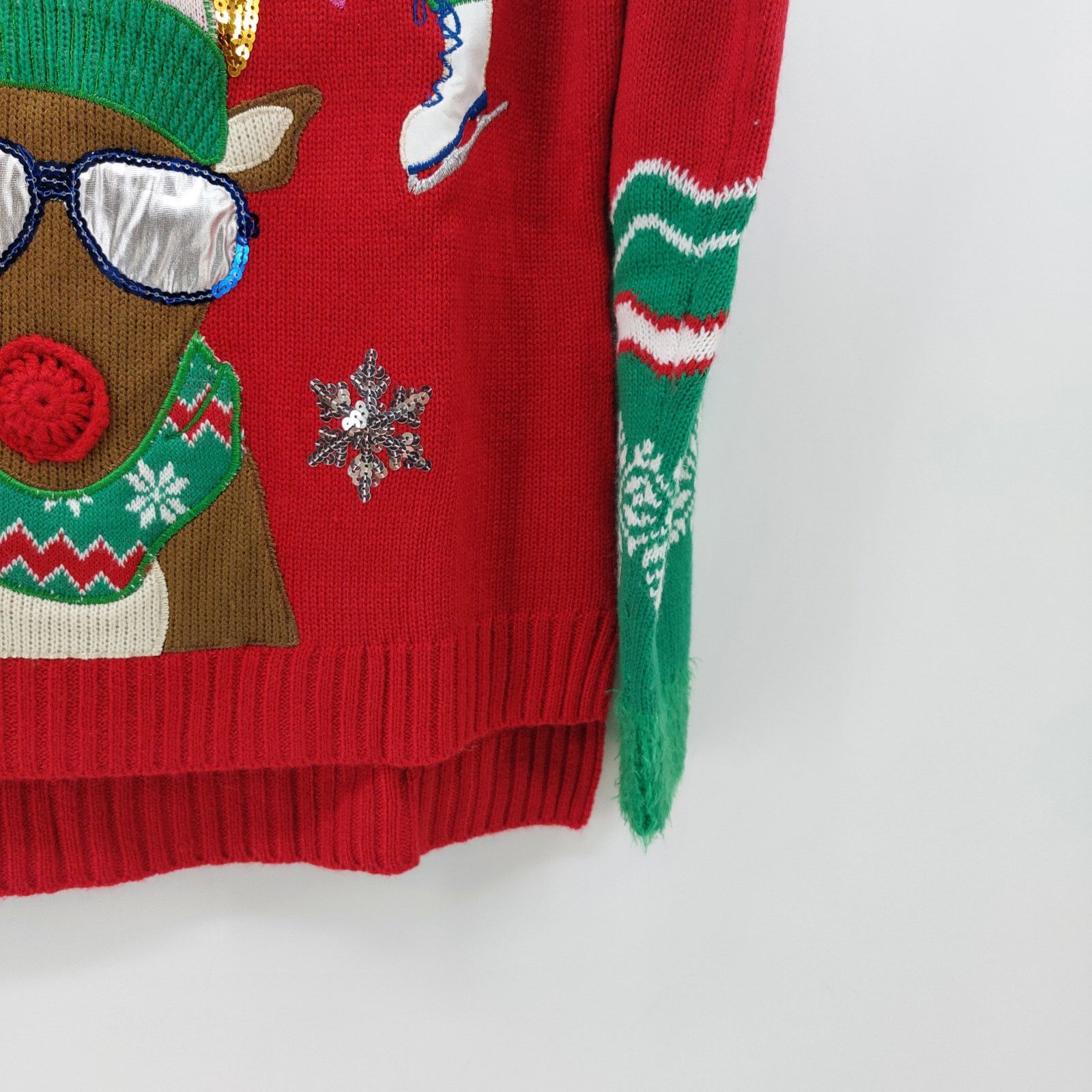 Other 33 Degree Ugly Christmas Sweater Cool Reindeer Ornaments M Size M / US 6-8 / IT 42-44 - 11 Thumbnail