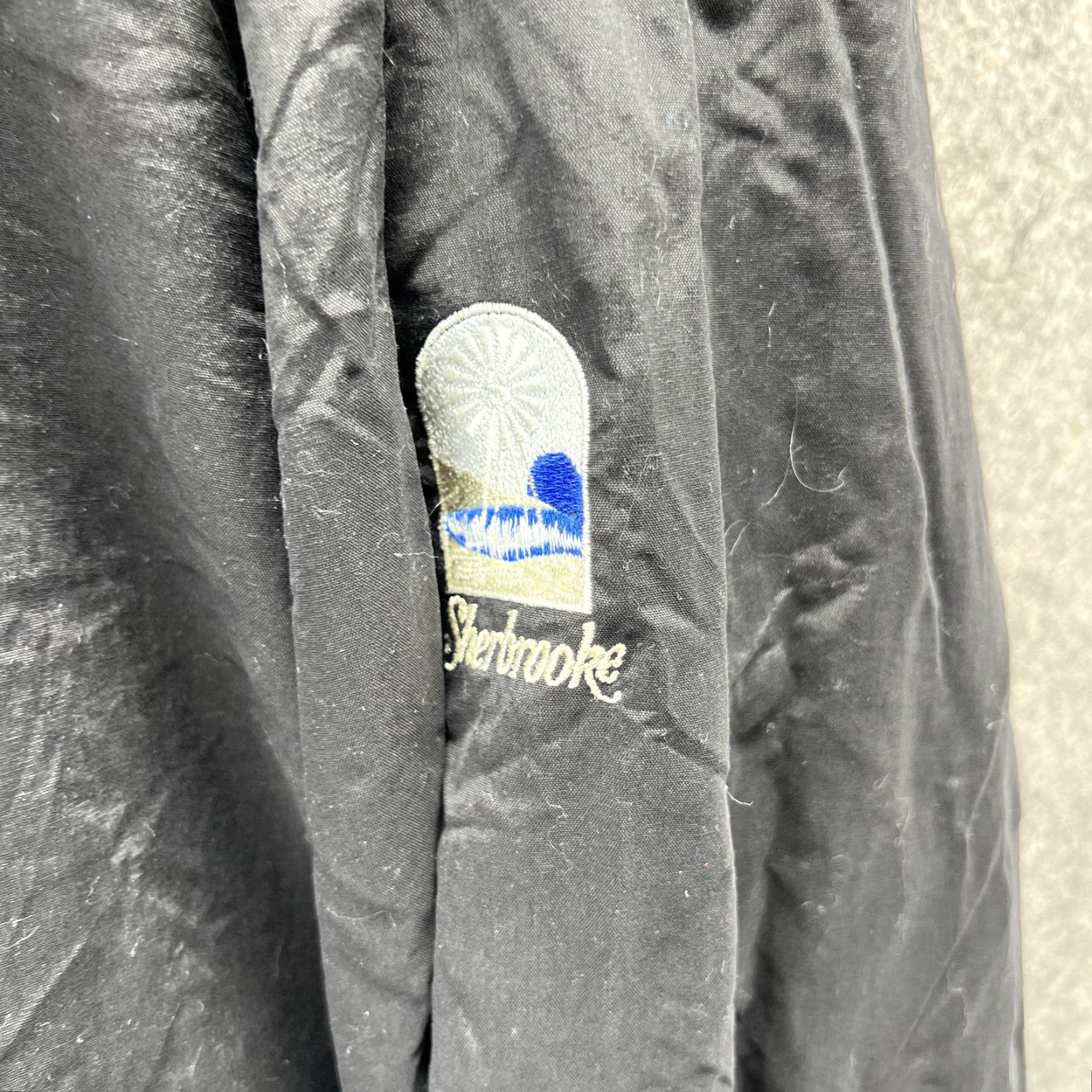 Vintage VINTAGE Greg Norman Windbreaker Jacket Men XL Black Full Zip Sherbrooke Golf Club Vtg Size US XL / EU 56 / 4 - 5 Thumbnail
