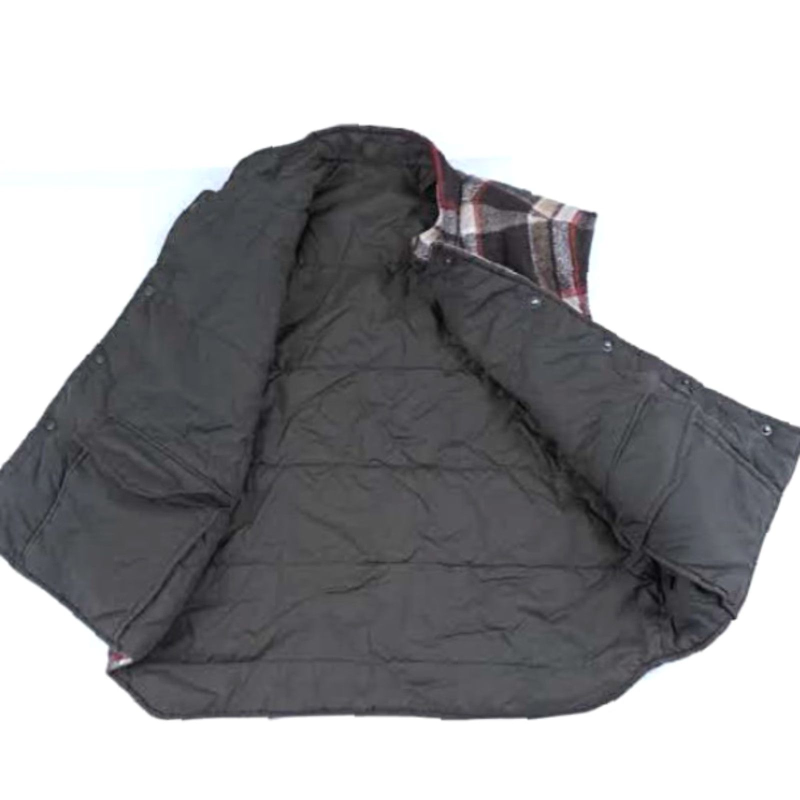 Vintage VINTAGE Deep North Vest Outdoor Plaid Insulated Down XL Brown Men Size US XL / EU 56 / 4 - 4 Thumbnail