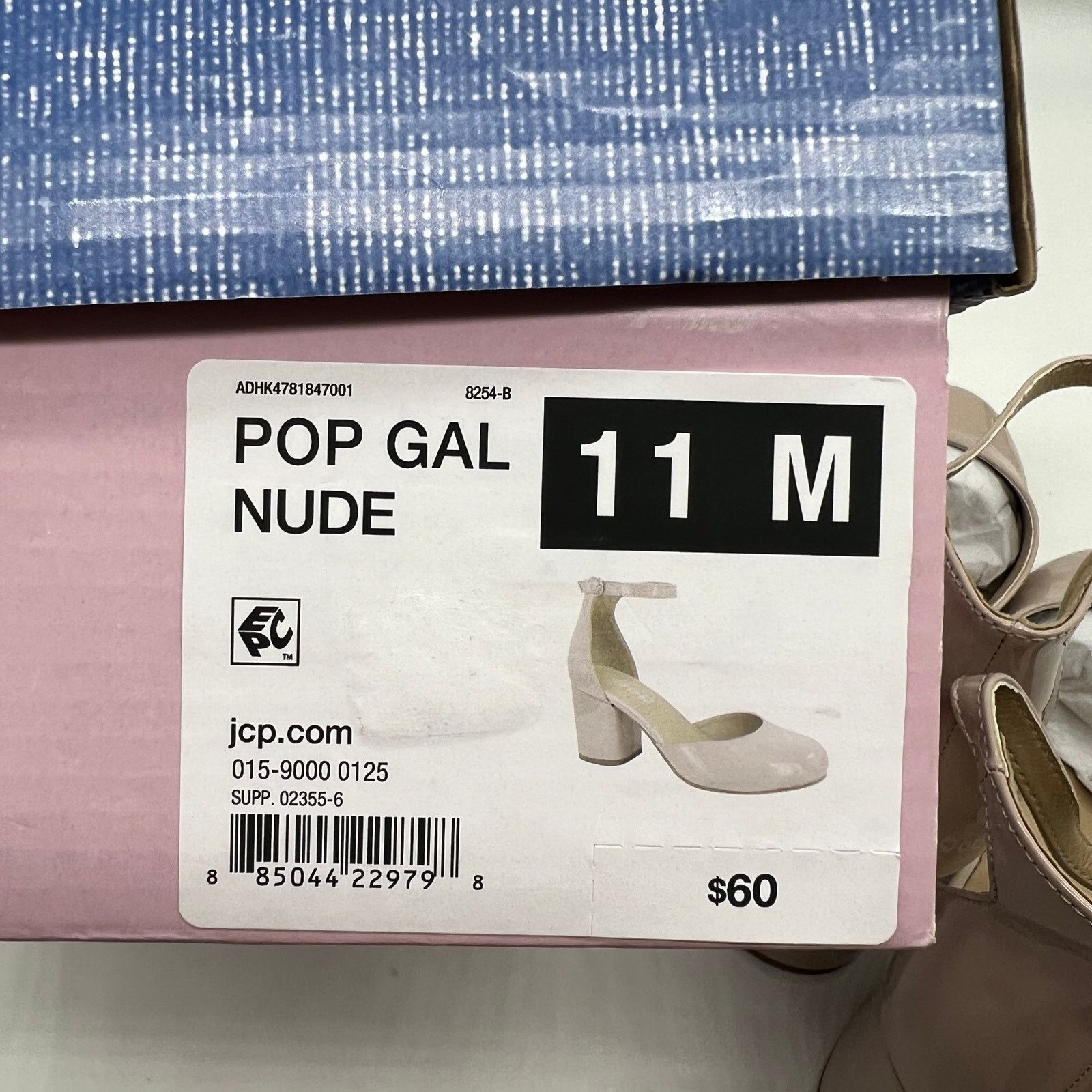 Other Pop Womens Gal Block Heel Nude Pumps Size 11M Size US 11 / IT 41 - 9 Thumbnail