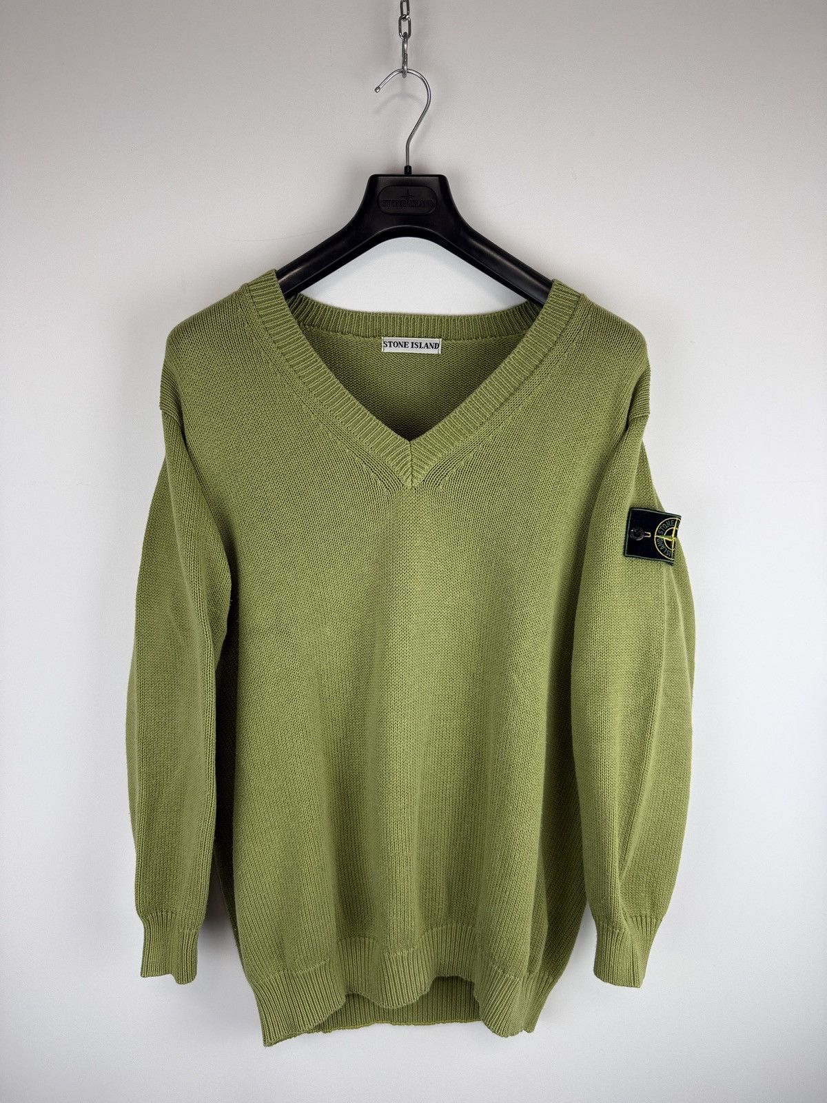 Stone Island Green Stone Island Vintage sweater with green edge badge Size US L / EU 52-54 / 3 - 1 Thumbnail
