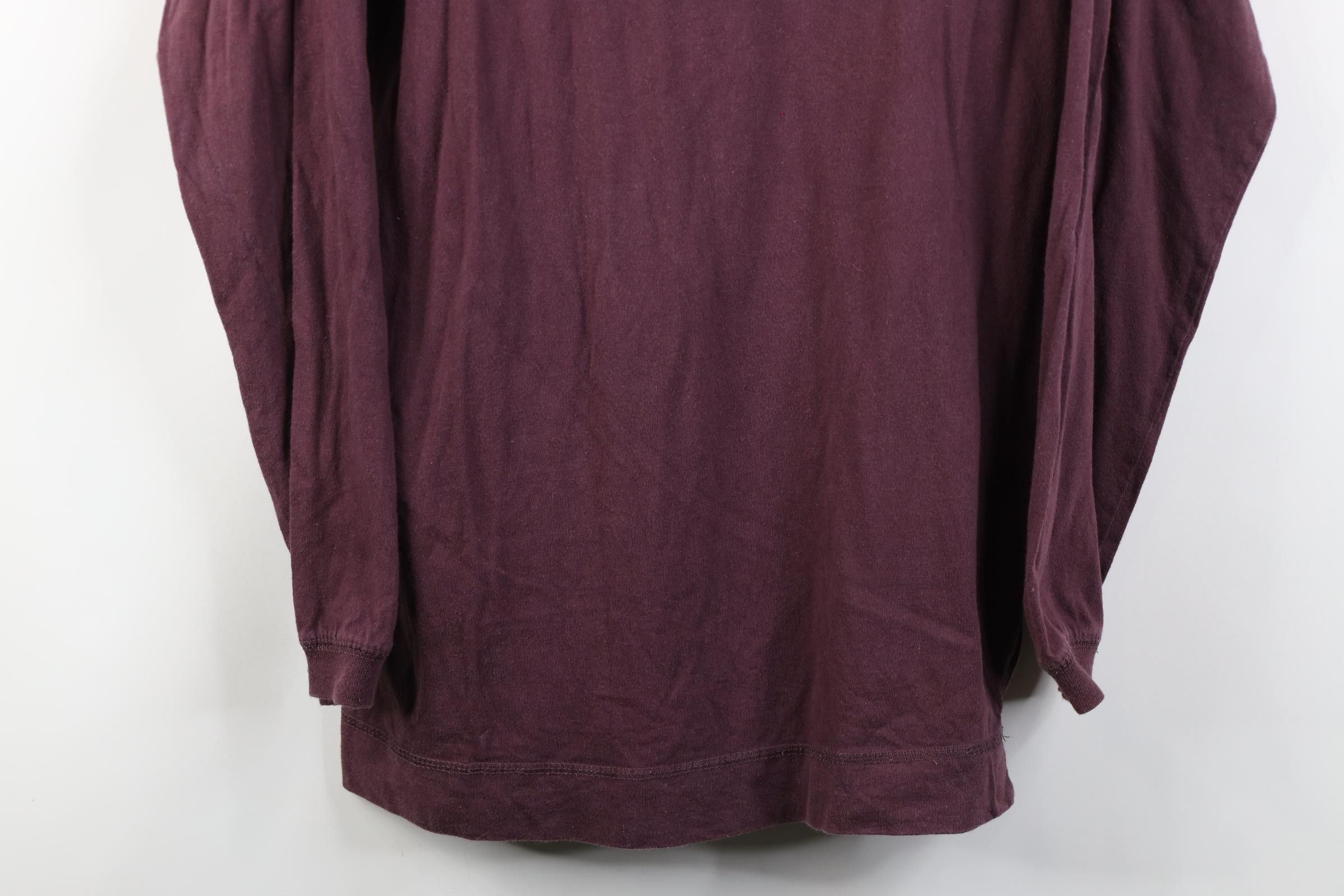 Vintage Vintage 90s Streetwear Long Sleeve Henley T-Shirt Purple Size US L / EU 52-54 / 3 - 3 Thumbnail