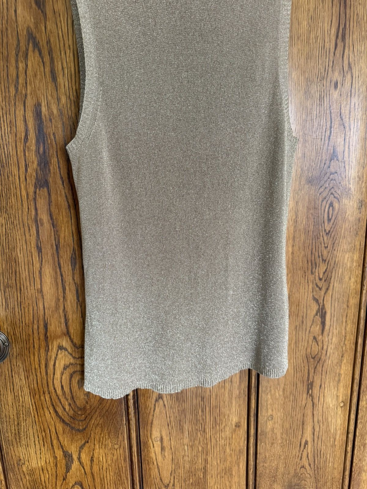 Saint Laurent Paris FW19 Saint Laurent metallic golf tank top vest sleeveless Size US M / EU 48-50 / 2 - 15 Thumbnail