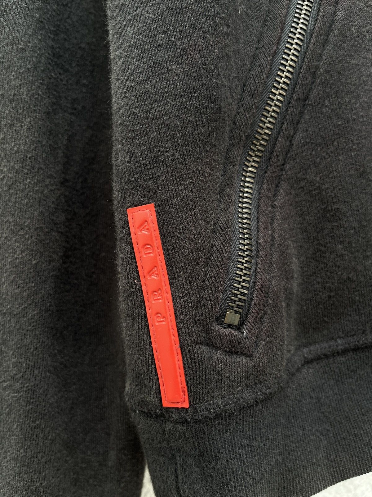 Prada Prada Sport Linea Rossa Zip Hoodie Size US M / EU 48-50 / 2 - 4 Thumbnail