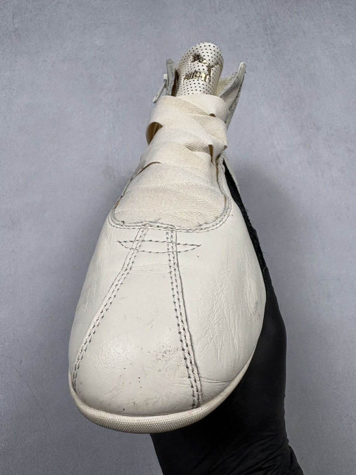 Puma 00s Puma Y2K Eskiva High Top Leather Sneakers Vintage Zip Size US 7.5 / IT 37.5 - 6 Thumbnail