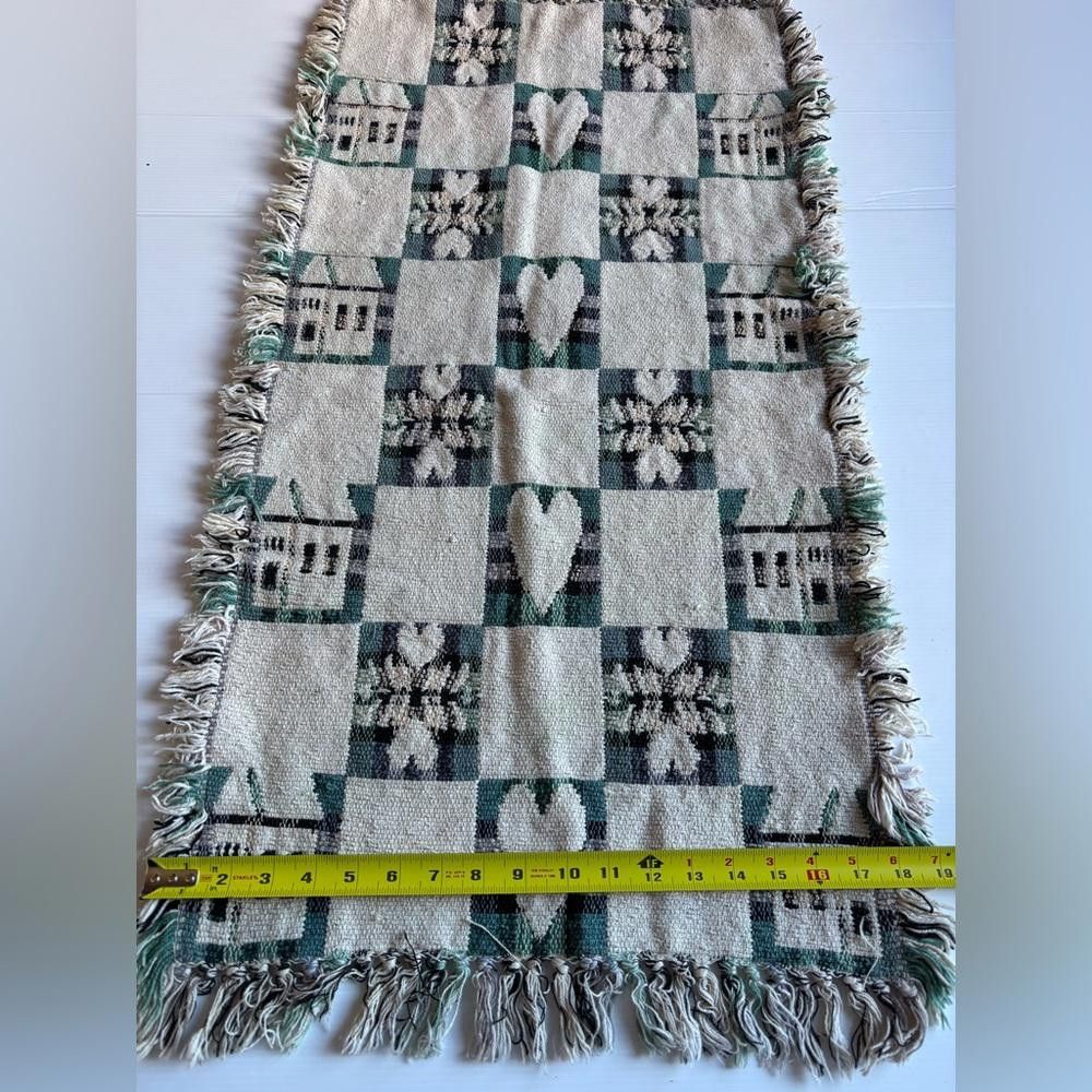 Designer Vintage Woven Tapestry table runner Size ONE SIZE - 4 Thumbnail
