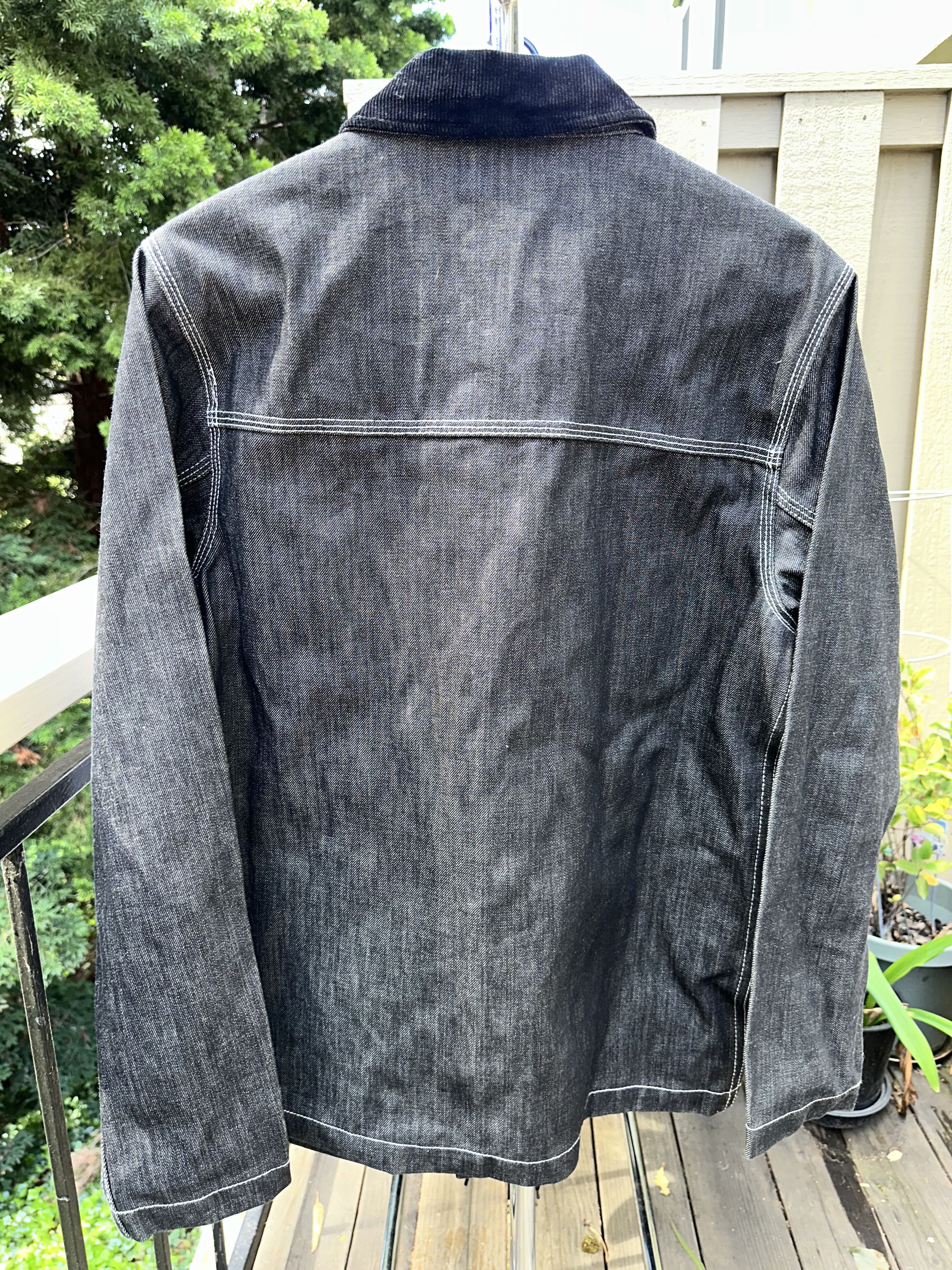 The Hundreds the Hundreds Denim Chore Coat Black Men's size L Large Size US L / EU 52-54 / 3 - 2 Thumbnail