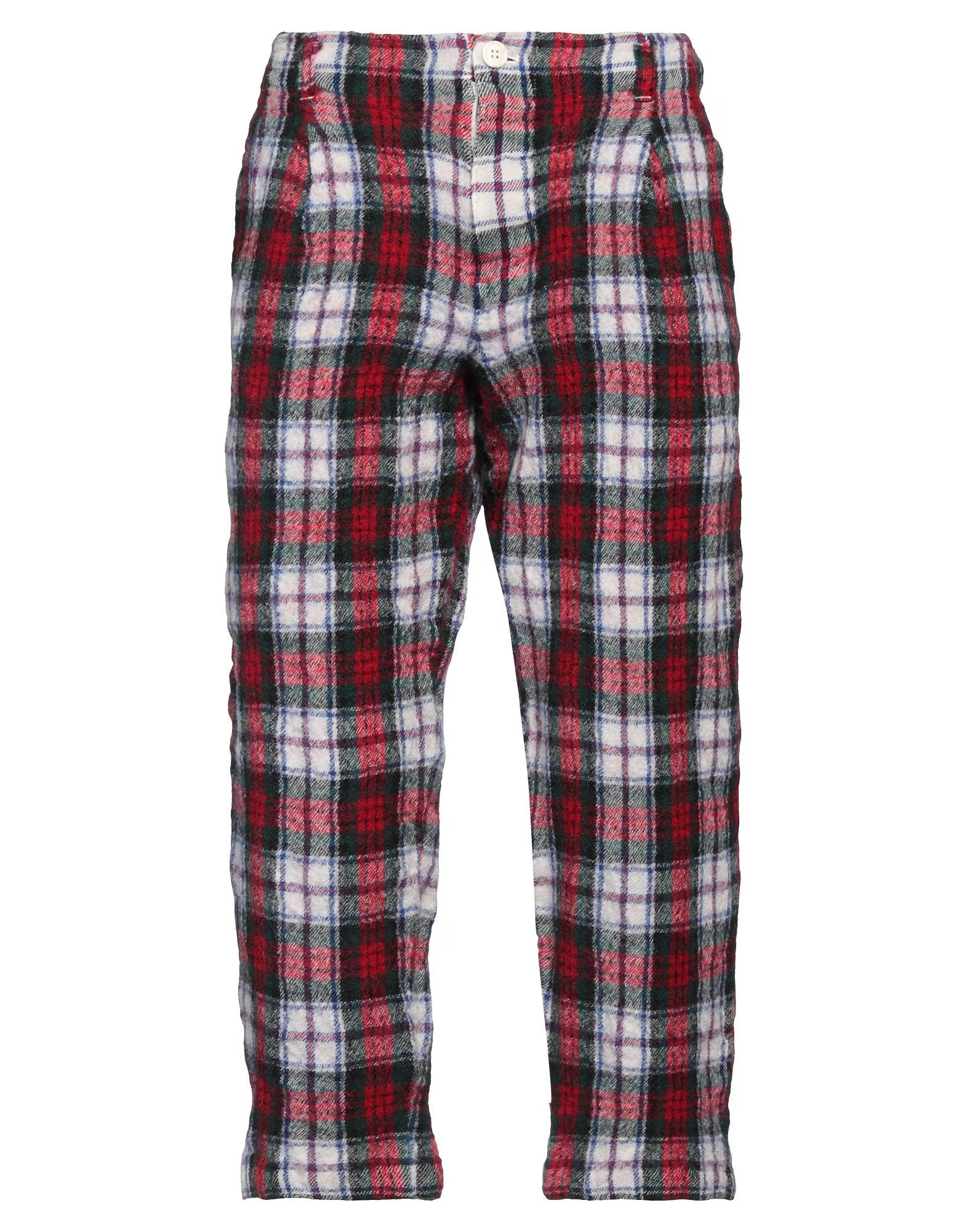 Comme des Garcons o1tko11224 Check Boiled Wool Pant in Multicolor Size US 32 / EU 48 - 1 Thumbnail