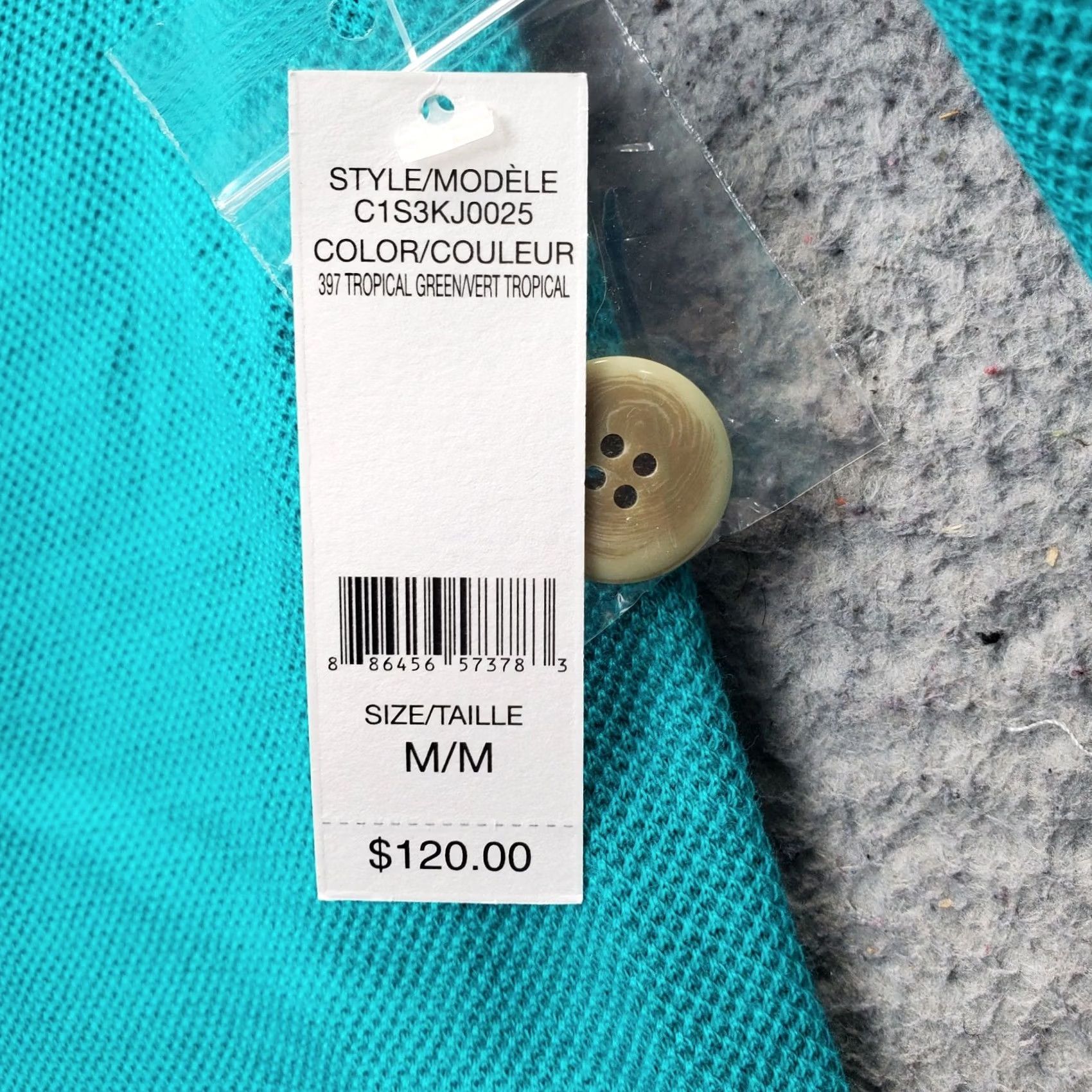 Lord & Taylor LORD & TAYLOR Blazer Jacket Womens M Blue Single Breasted Notch Lapel 1 Button Blazer Womens Size M Blue - NWT Size M / US 6-8 / IT 42-44 - 6 Thumbnail