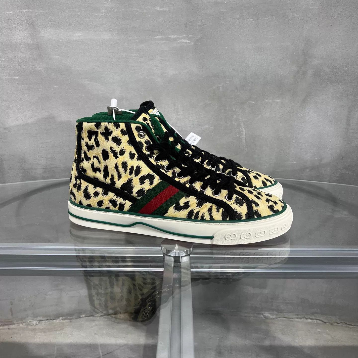Gucci GUCCI Tennis 1977 Leopard Print Sneakers UK8/42 Size US 9 / EU 42 - 4 Thumbnail