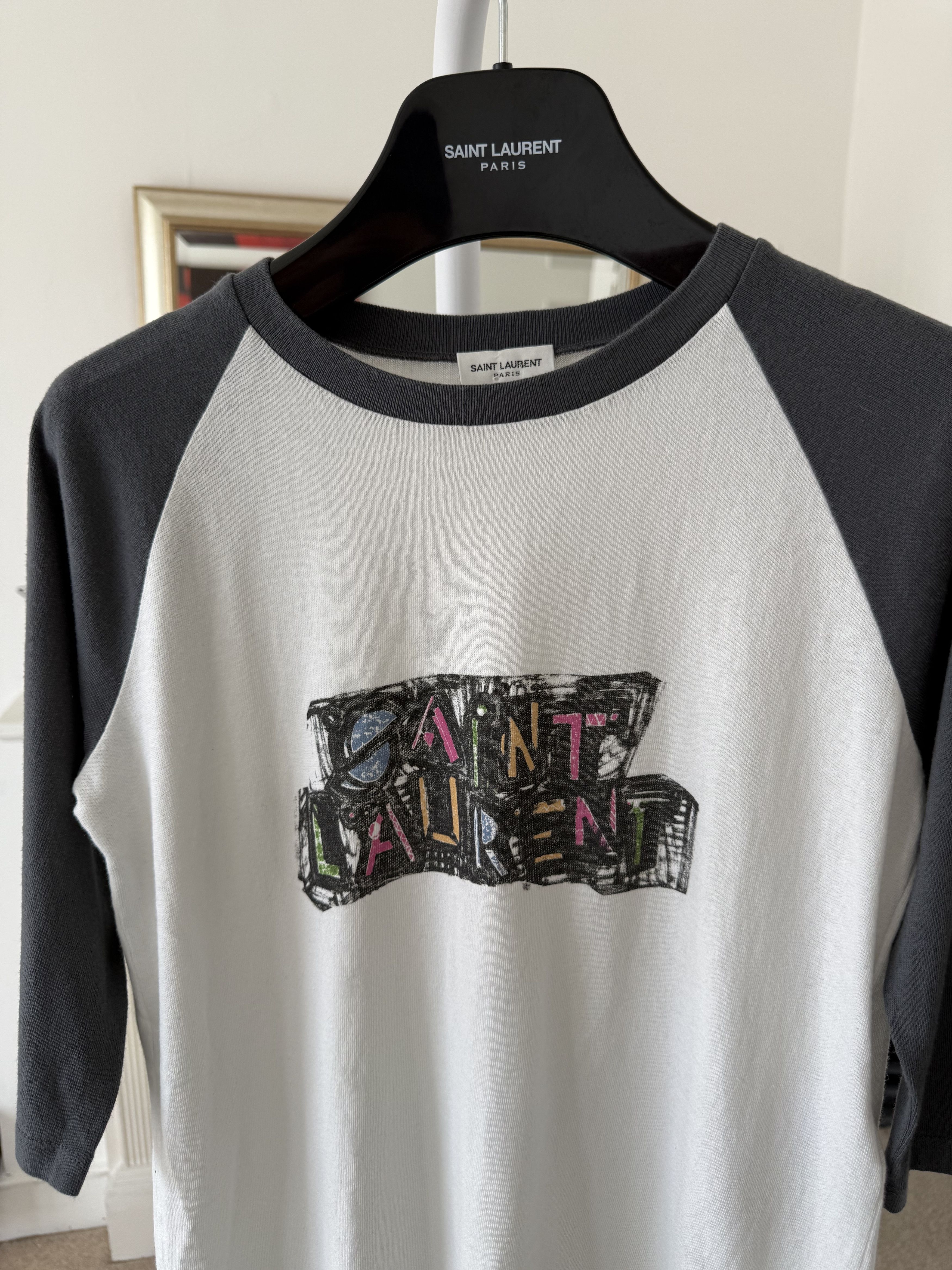 Saint Laurent Paris Saint Laurent 3/4 length Logo Shirt Size US S / EU 44-46 / 1 - 7 Thumbnail