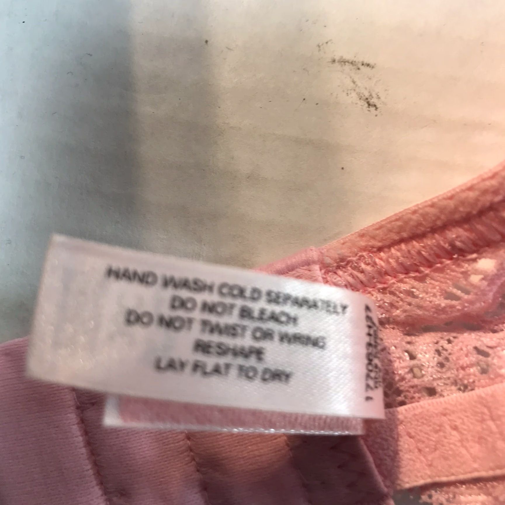 Victoria's Secret Victoria's Secret Very Sexy Pink Lace Push Up Bra Womens Size 36C, Opaque, Lightly Lined, Adjustable Straps Size ONE SIZE - 6 Thumbnail