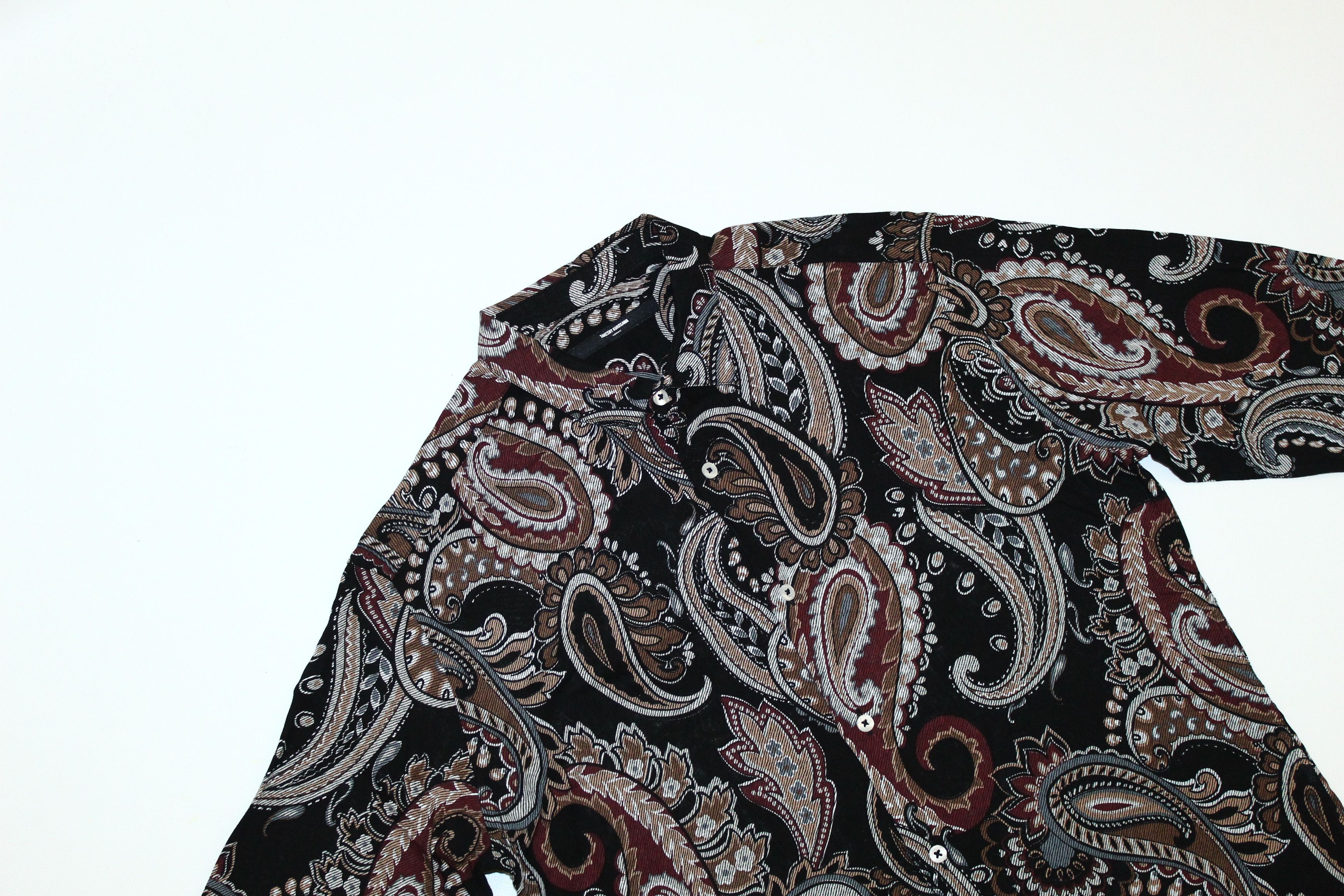 Takeshy Kurosawa 🔥Takeshy Kurosawa Baroque Peisley Viscose Shirt Size US M / EU 48-50 / 2 - 8 Thumbnail
