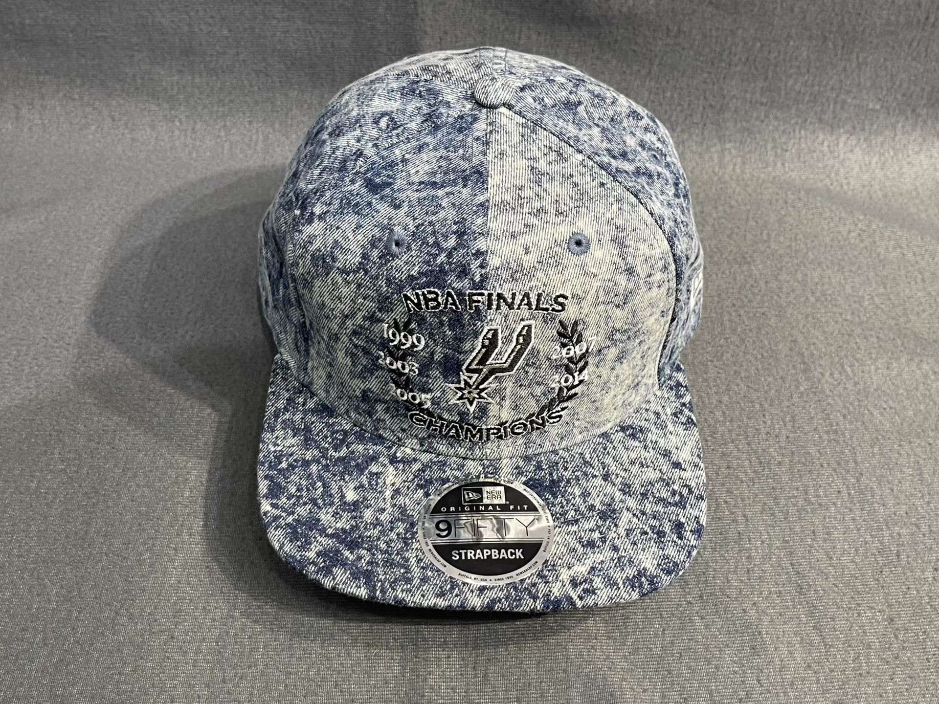 New Era New Era San Antonio Spurs Flat Brim Cap Q5 Size ONE SIZE - 4 Thumbnail