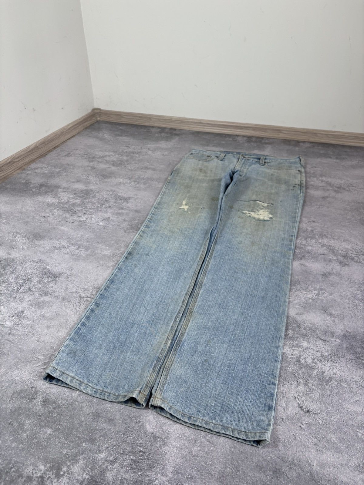 Carhartt Carhartt Men’s Denim Jeans Light Blue USA Distressed Size US 34 / EU 50 - 11 Thumbnail