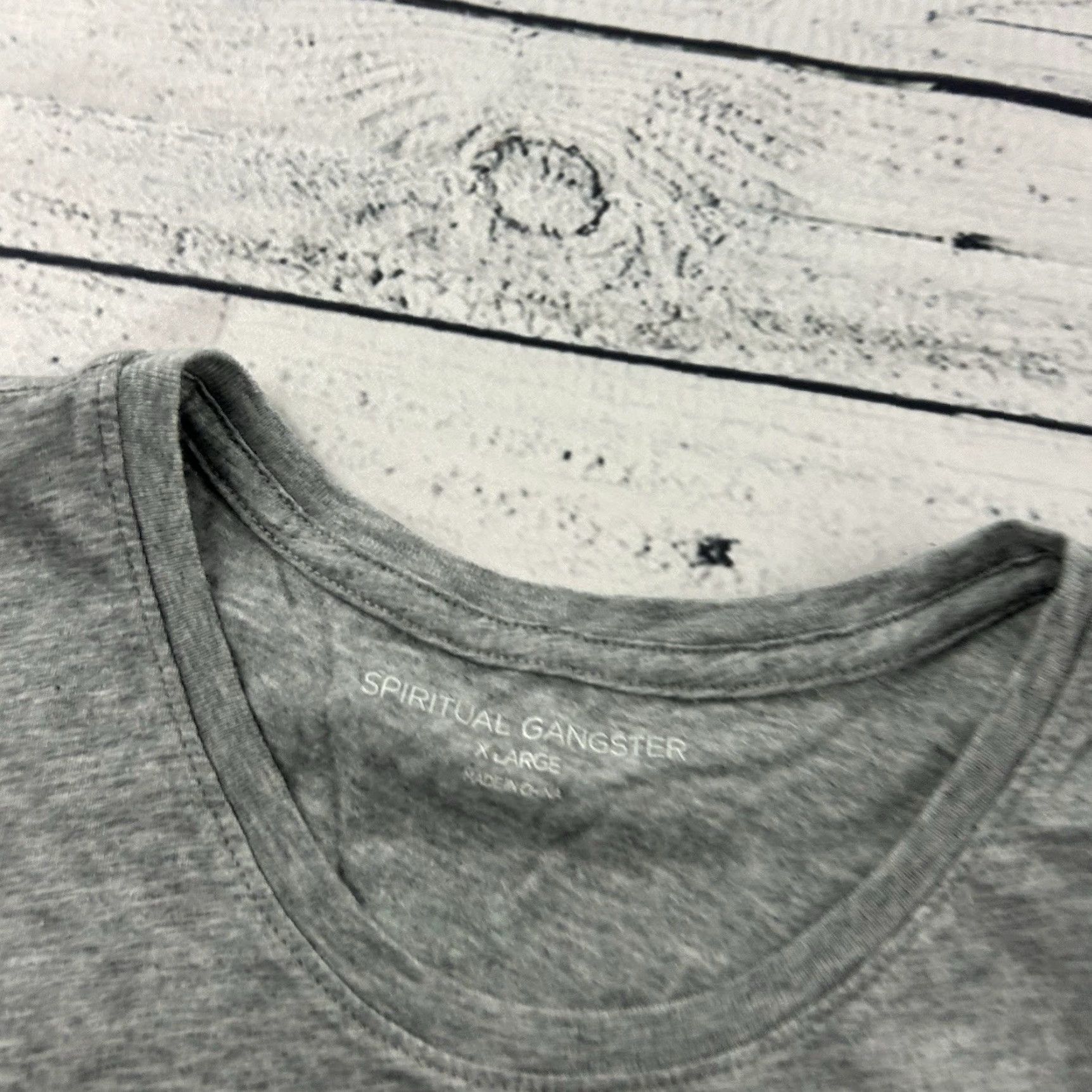 Spiritual Gangster Spiritual Gangster Peloton Together We Go Far Sleeveless T Shirt Women's XL Gray Size XL / US 12-14 / IT 48-50 - 2 Thumbnail