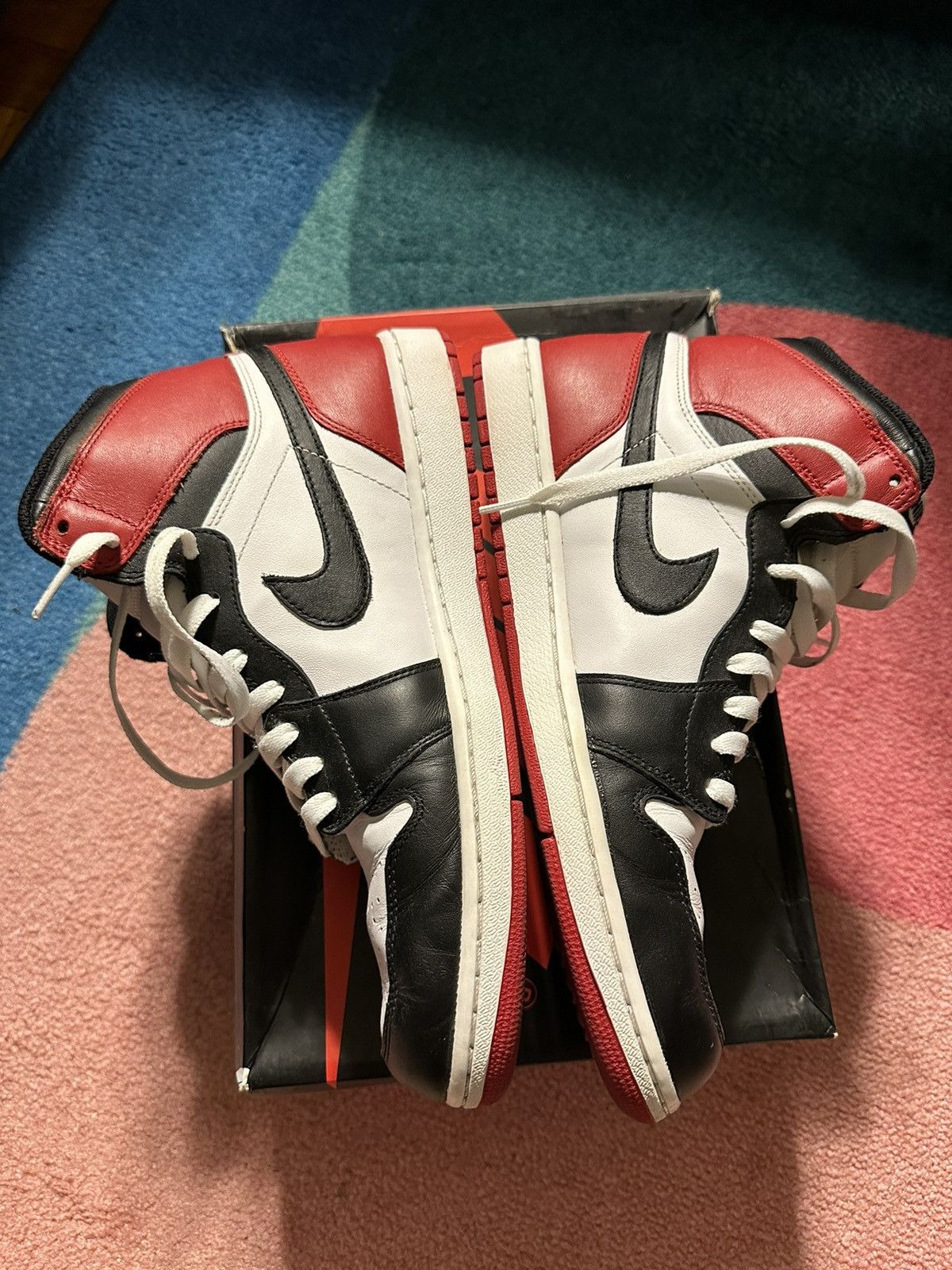 Jordan Brand Jordan 1 Retro “Black Toe” 2013 Size US 11.5 / EU 44-45 - 3 Thumbnail