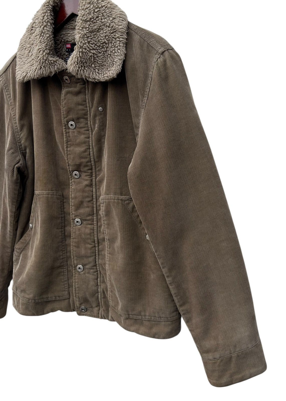 Diesel Diesel Corduroy Sherpa Lining Bombers Jacket Size US S / EU 44-46 / 1 - 9 Thumbnail