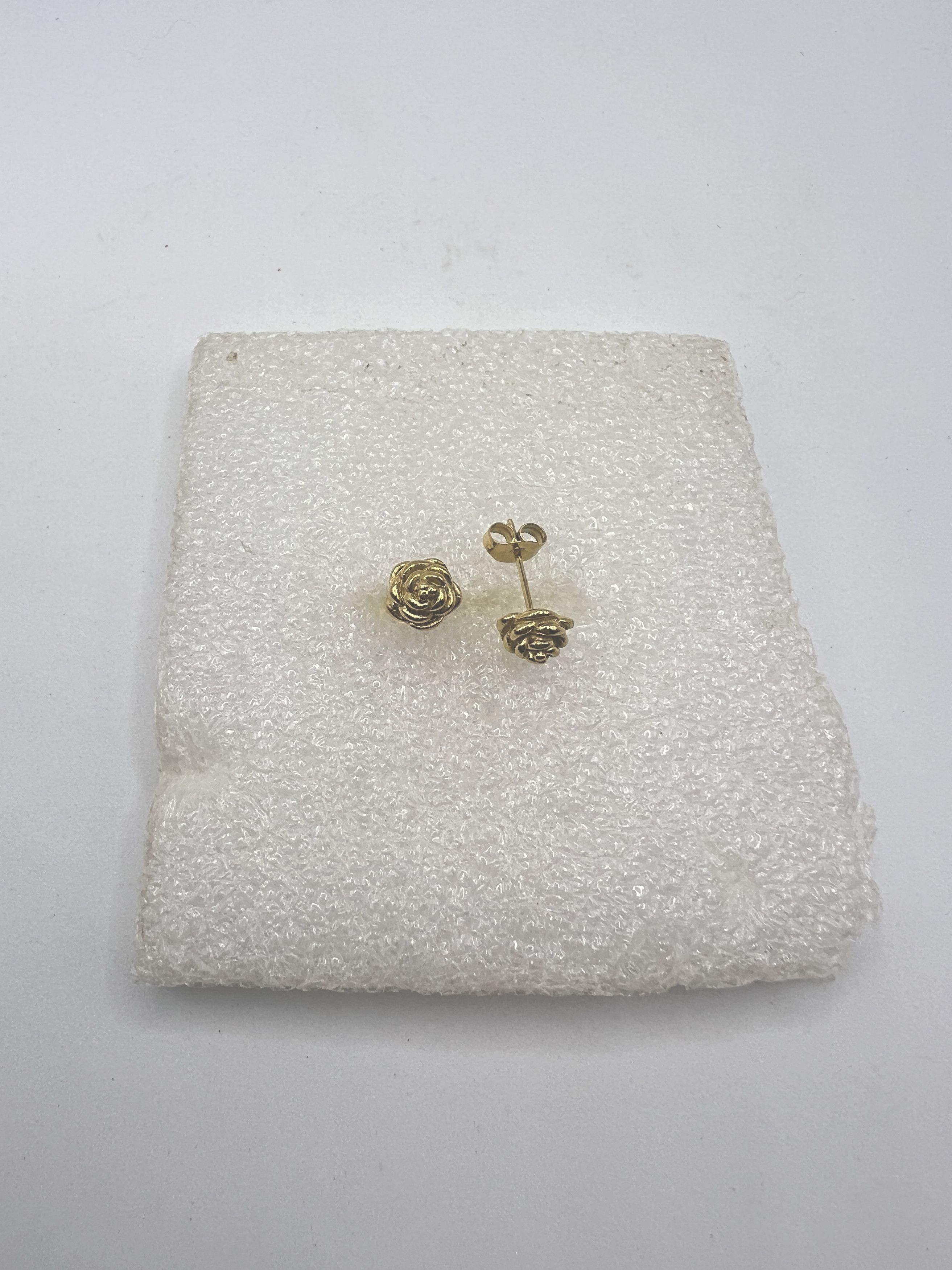 Other Gold Rose Stainless Steel stud earrings Size ONE SIZE - 4 Thumbnail