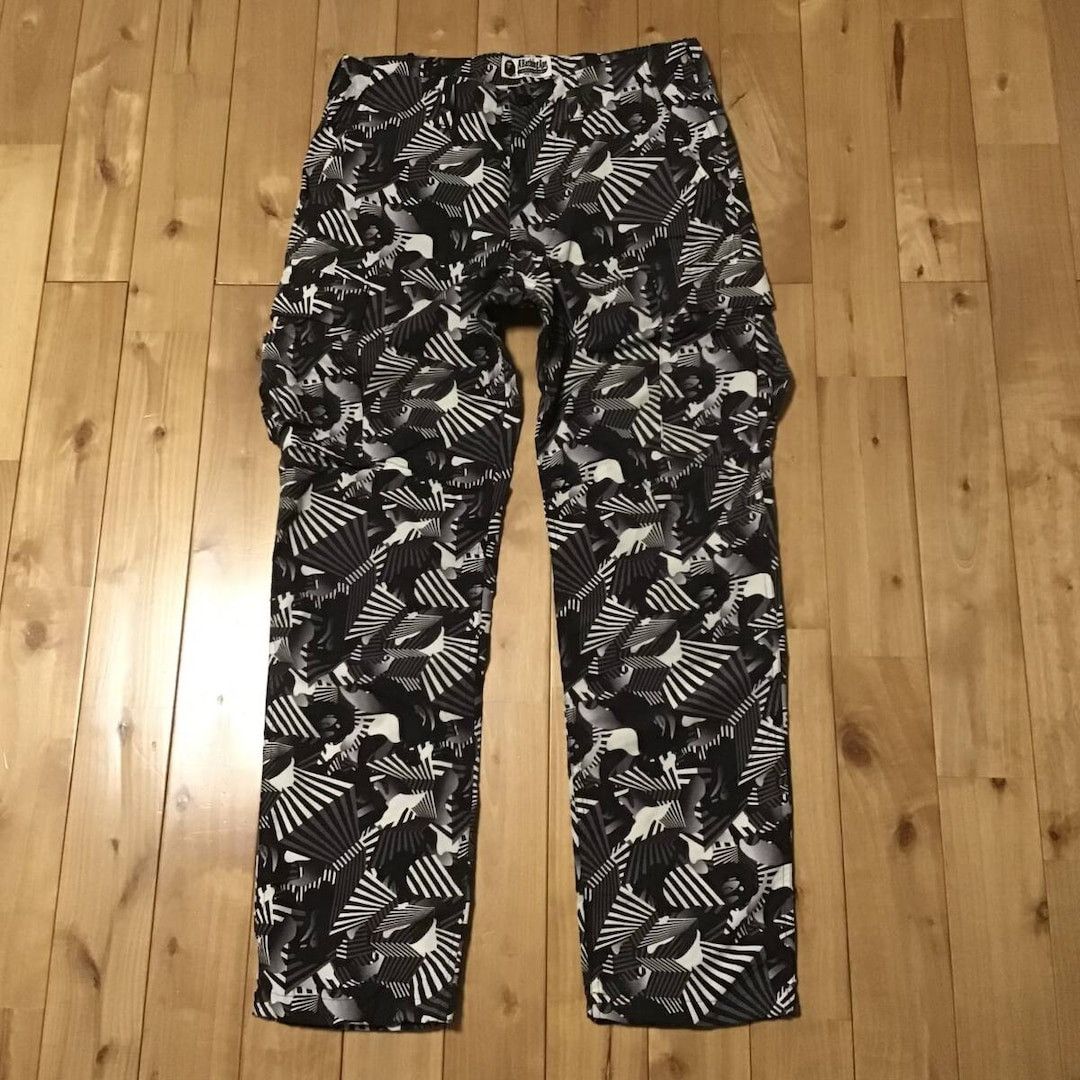 Bape BAPE Dazzle Camo Cargo Pants a bathing ape ★size M Size US 32 / EU 48 - 1 Thumbnail