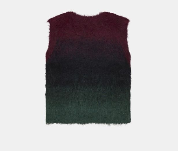 Dior o1w1db11124 Wool Knit Twin-Set in Deep Fuchsia & Green Size M / US 6-8 / IT 42-44 - 5 Thumbnail