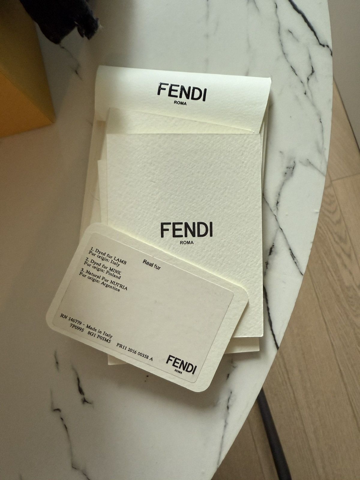 Fendi Fendi Real Fur Men’s Slippers/Mocassins Size US 10 / EU 43 - 7 Thumbnail