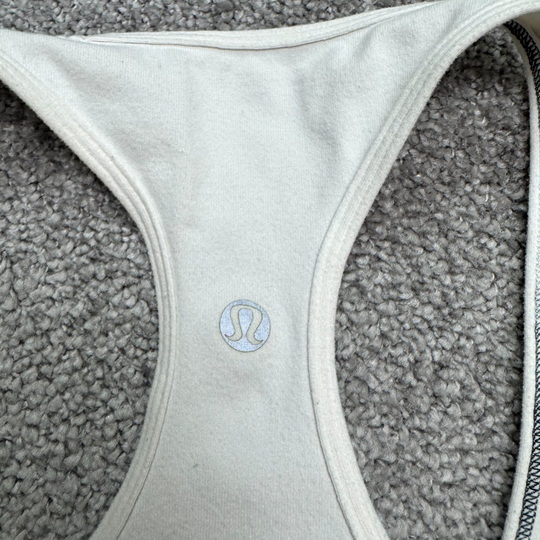 Lululemon Lululemon Halter Racerback Tank Top Womens 4 White Activewear Yoga Run Gym Size S / US 4 / IT 40 - 5 Thumbnail