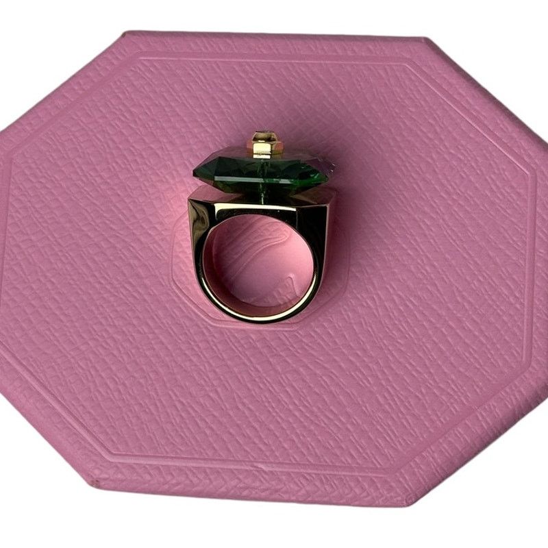 Swarovski Swarovski Numina cocktail ring Octagon cut, Green Size 9 /60 Size ONE SIZE - 5 Thumbnail