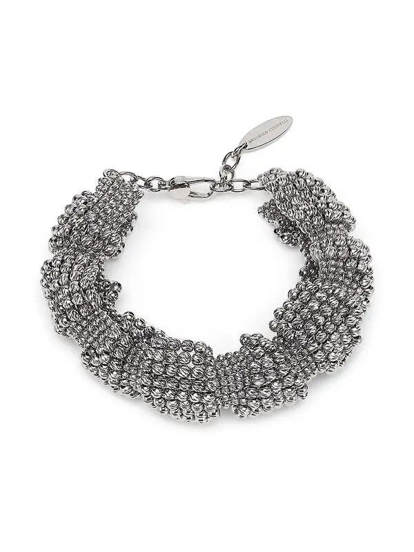 Brunello Cucinelli o1y0725 Size : OS / Bracelet in Silver Size ONE SIZE - 1 Thumbnail