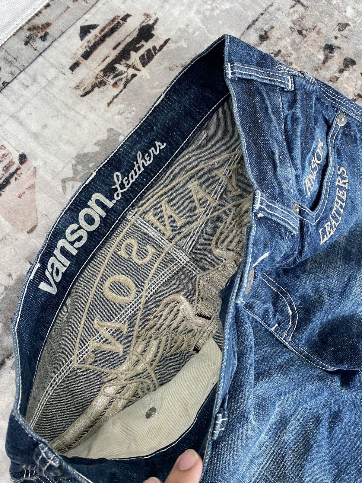 If Six Was Nine × Japanese Brand × Vanson Leathers Rare Embroidery Vanson Leathers Motorcycles Size US 32 / EU 48 - 6 Thumbnail