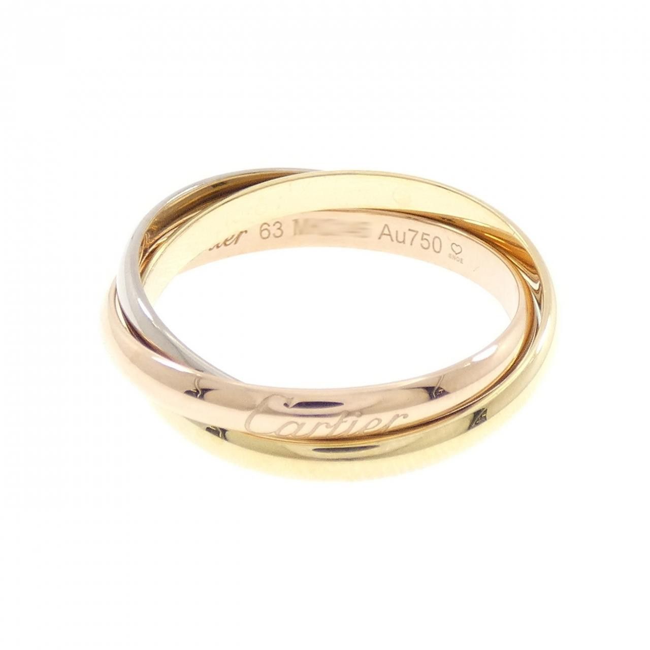 Cartier Cartier Cartier Trinity Au750 ring Size 23 Precious Metal Ring B4086100 DUTY FREE for USA Size ONE SIZE - 1 Thumbnail