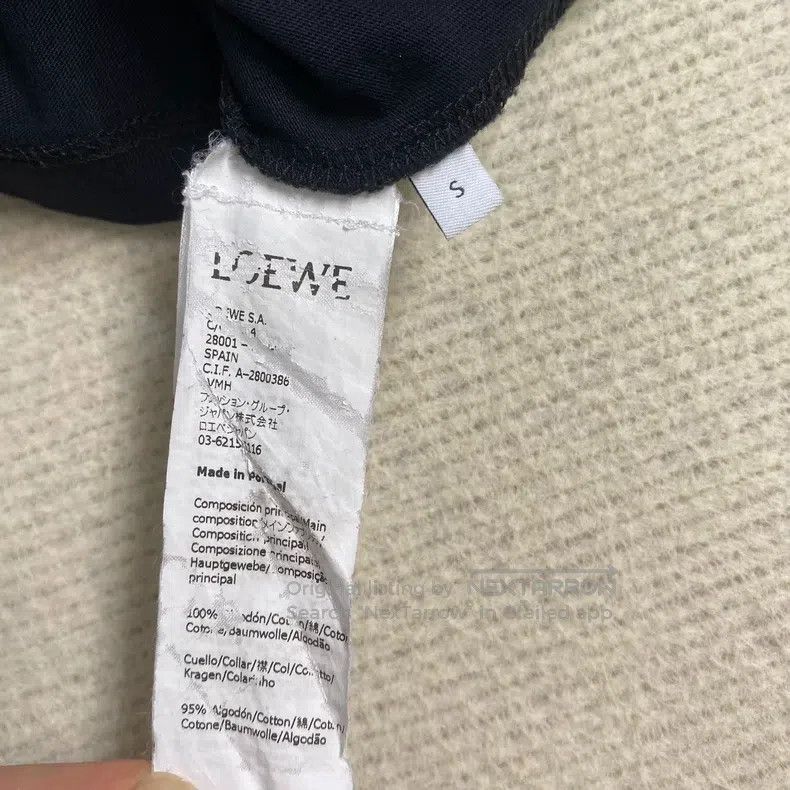 Loewe Loewe Short-sleeve S size classic with chest embroidery lo Size S / US 4 / IT 40 - 3 Thumbnail