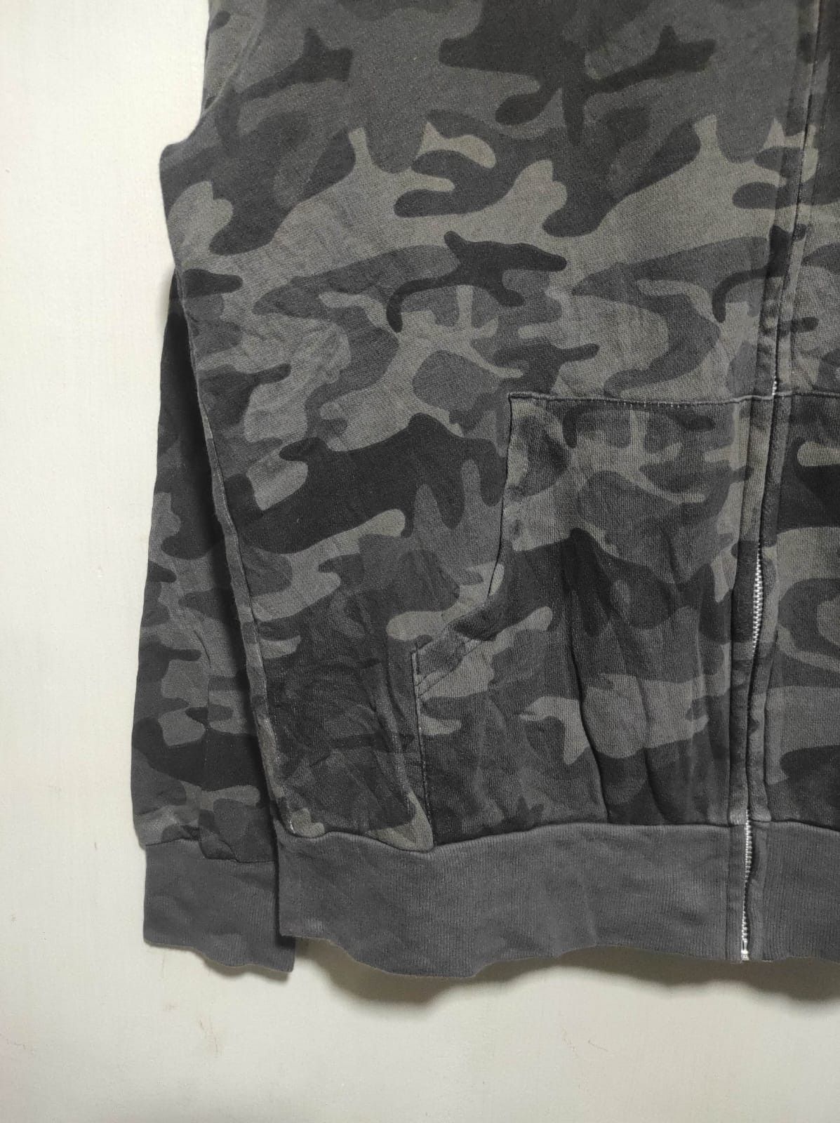 Japanese Brand Back Number Camo zip fur hoodie ifsix LGB style Size US XL / EU 56 / 4 - 4 Thumbnail