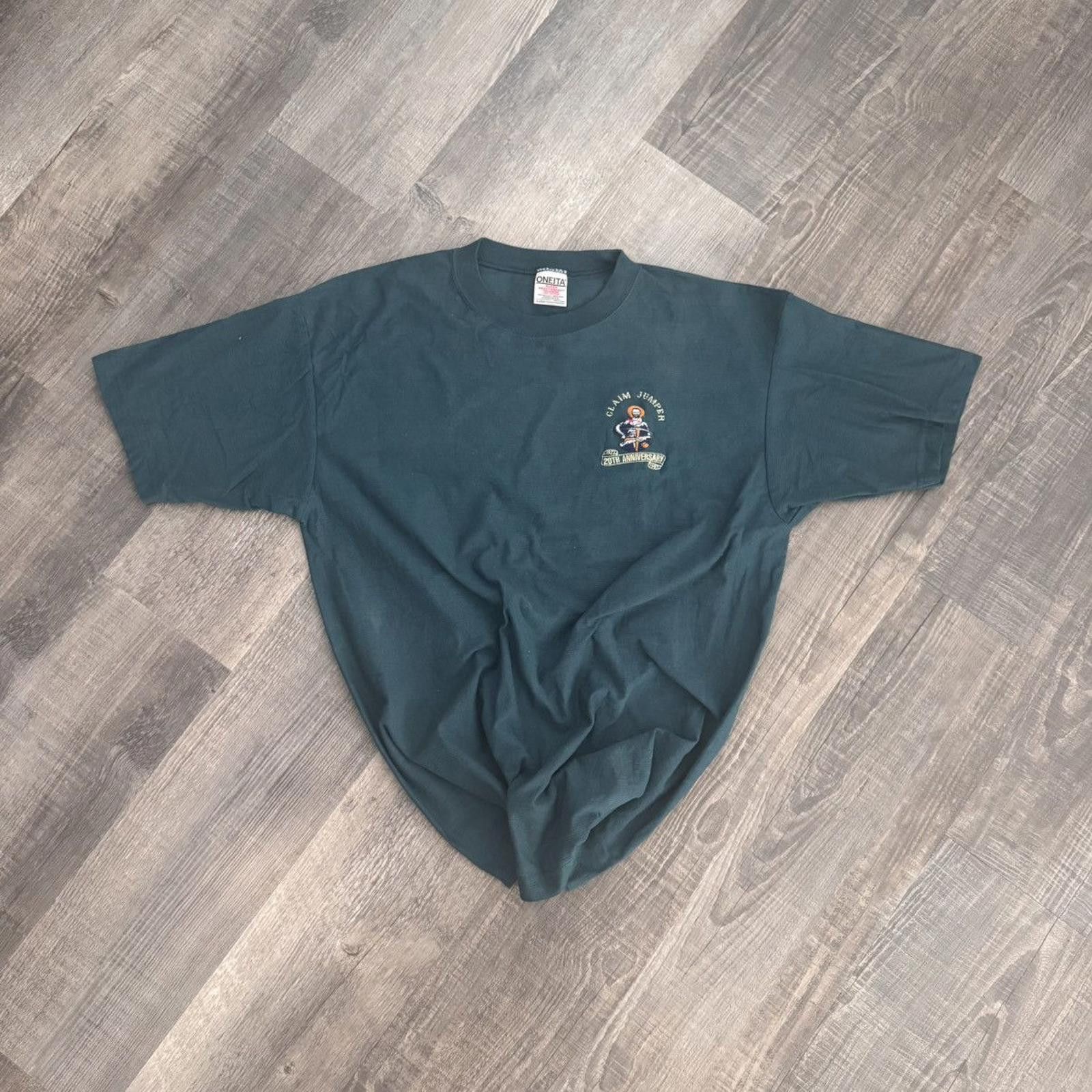 Vintage ONEITA • VNTG "Claim Jumper" Pre-Shrunk Tee (XL) Size US XL / EU 56 / 4 - 1 Thumbnail