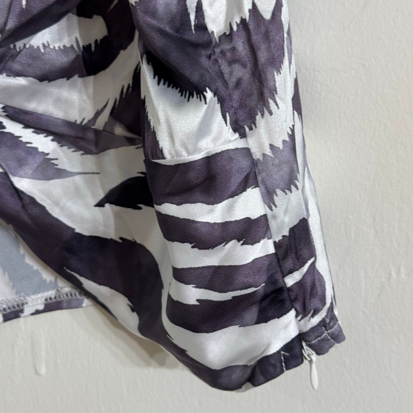 Other Misguided Tall Knot Front Zebra Print Crop Top Size 10 New Size L / US 10 / IT 46 - 5 Thumbnail